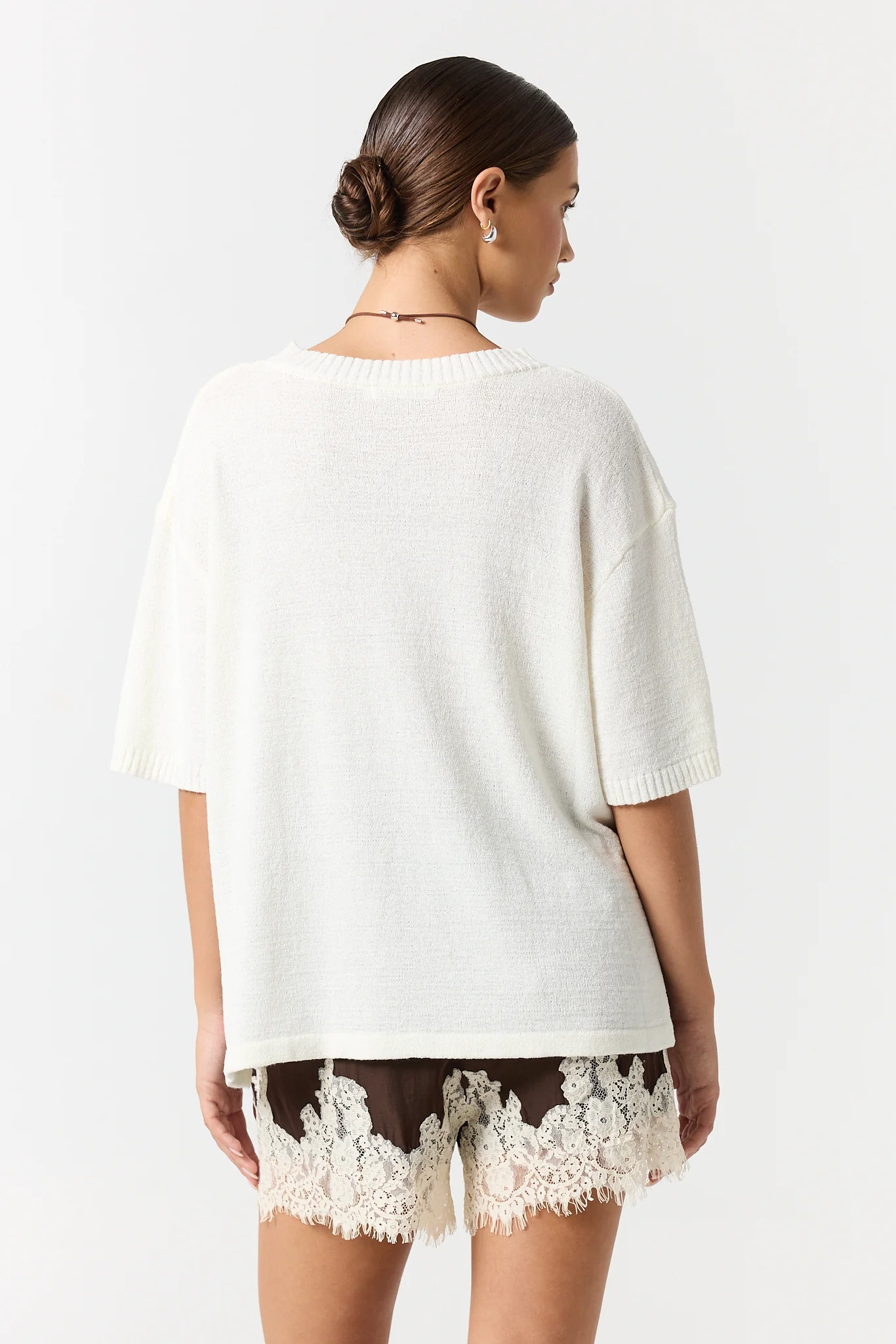 Adeline Knit Top (White) - Image 4