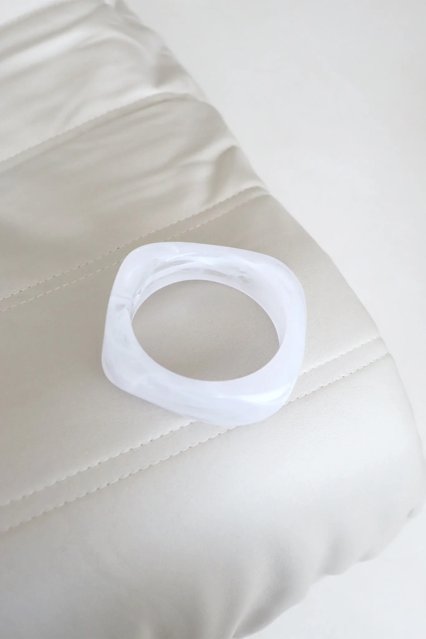 Argo Resin Bangle (White) - Image 3