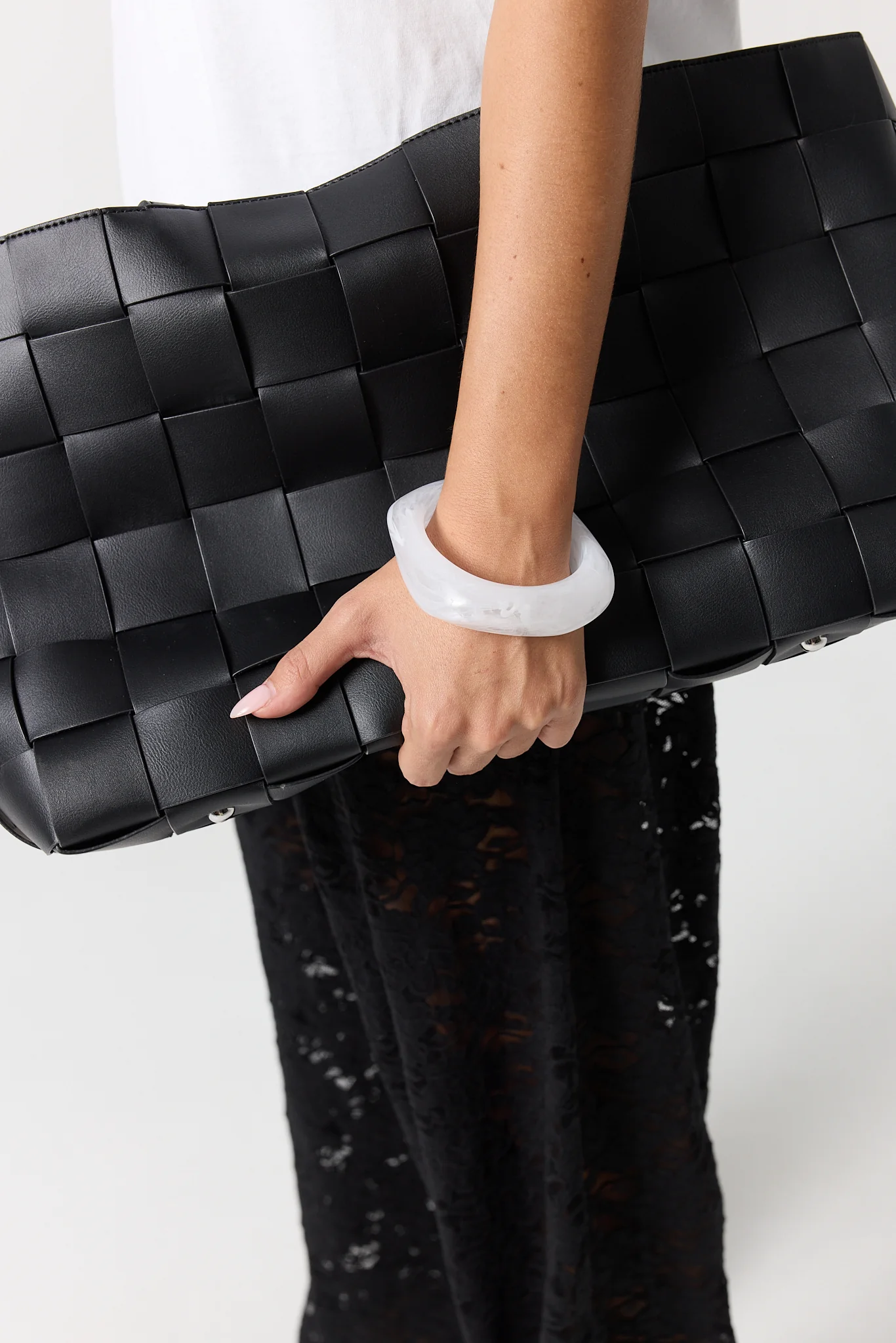 Argo Resin Bangle (White) - Image 4