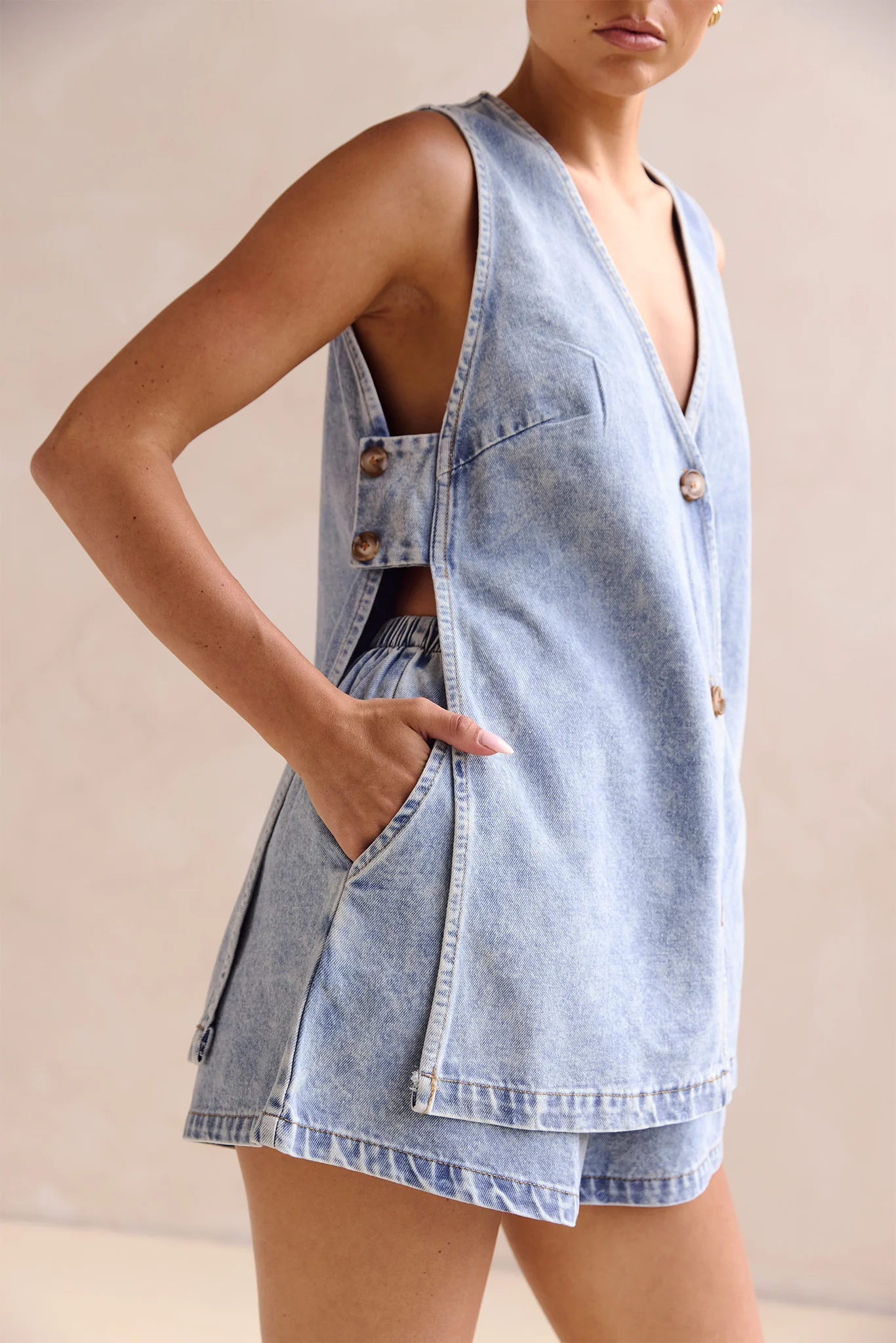 Astra Denim Set (Light Blue) - Image 7