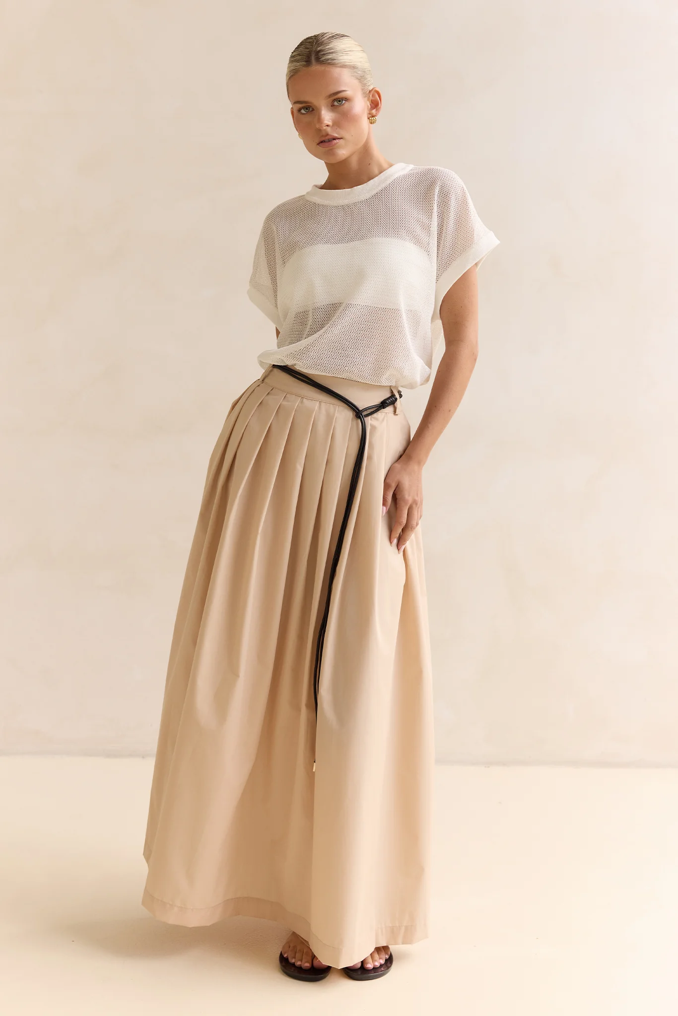 Avalon Mesh Tee (White) - Image 6
