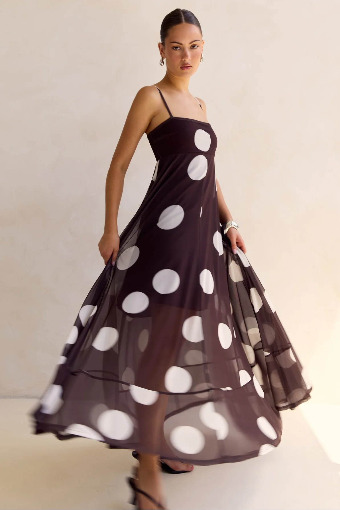Blair Maxi Dress (Chocolate) - Image 4