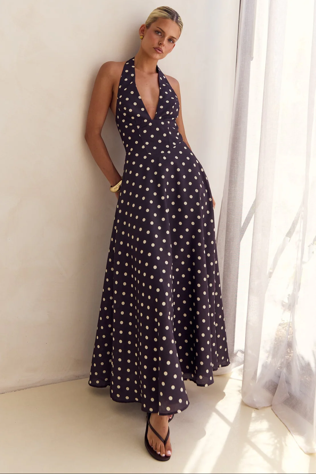 Bonnie Maxi Dress (Chocolate) - Image 4