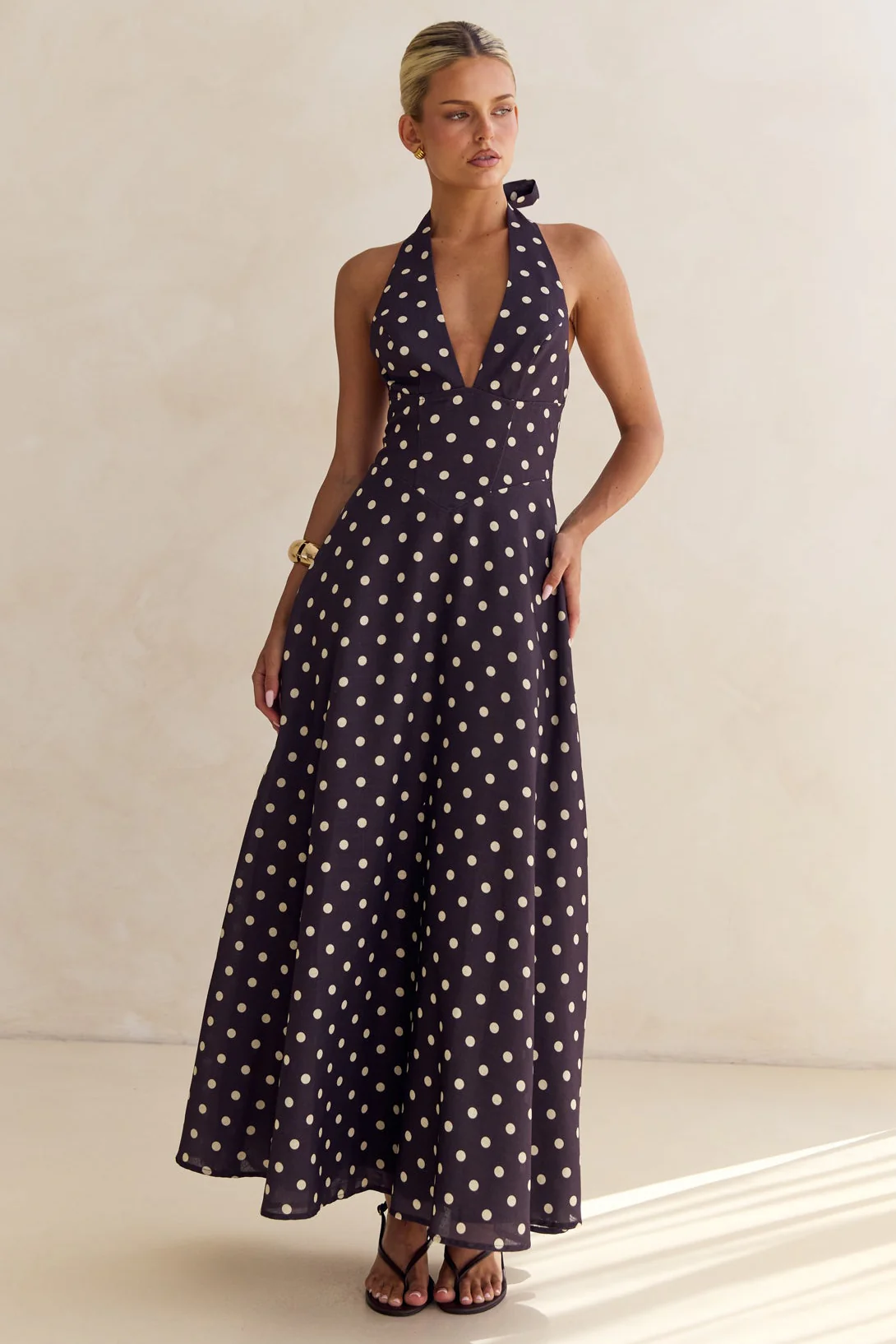 Bonnie Maxi Dress (Chocolate) - Image 5