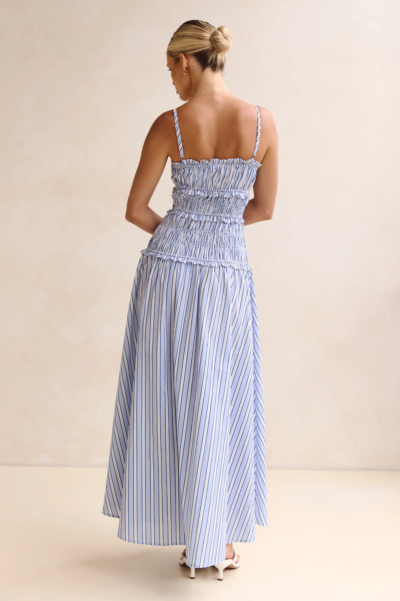 Brooke Maxi Dress (Azure Stripe) - Image 5