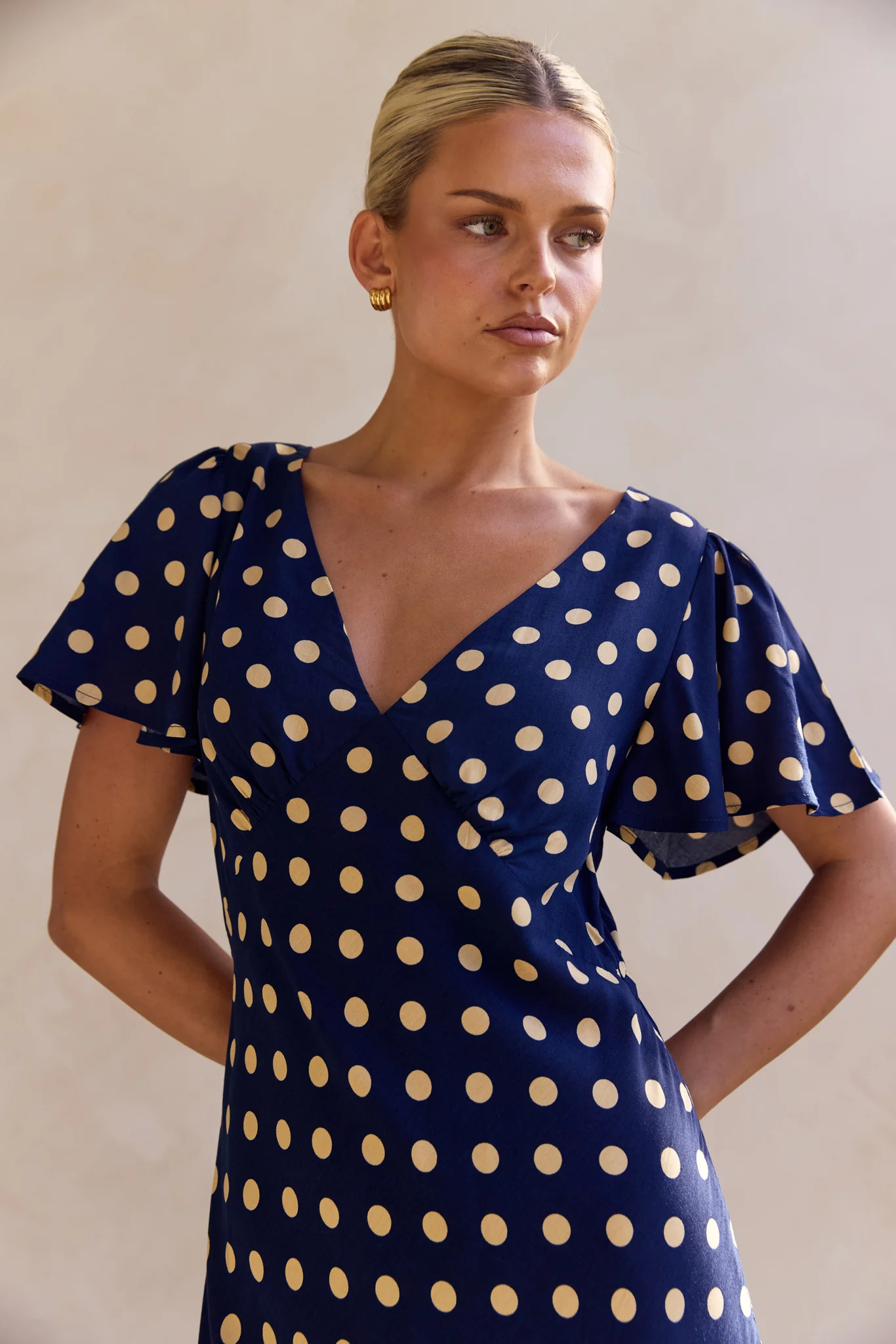 Carla Maxi Dress (Navy) - Image 4