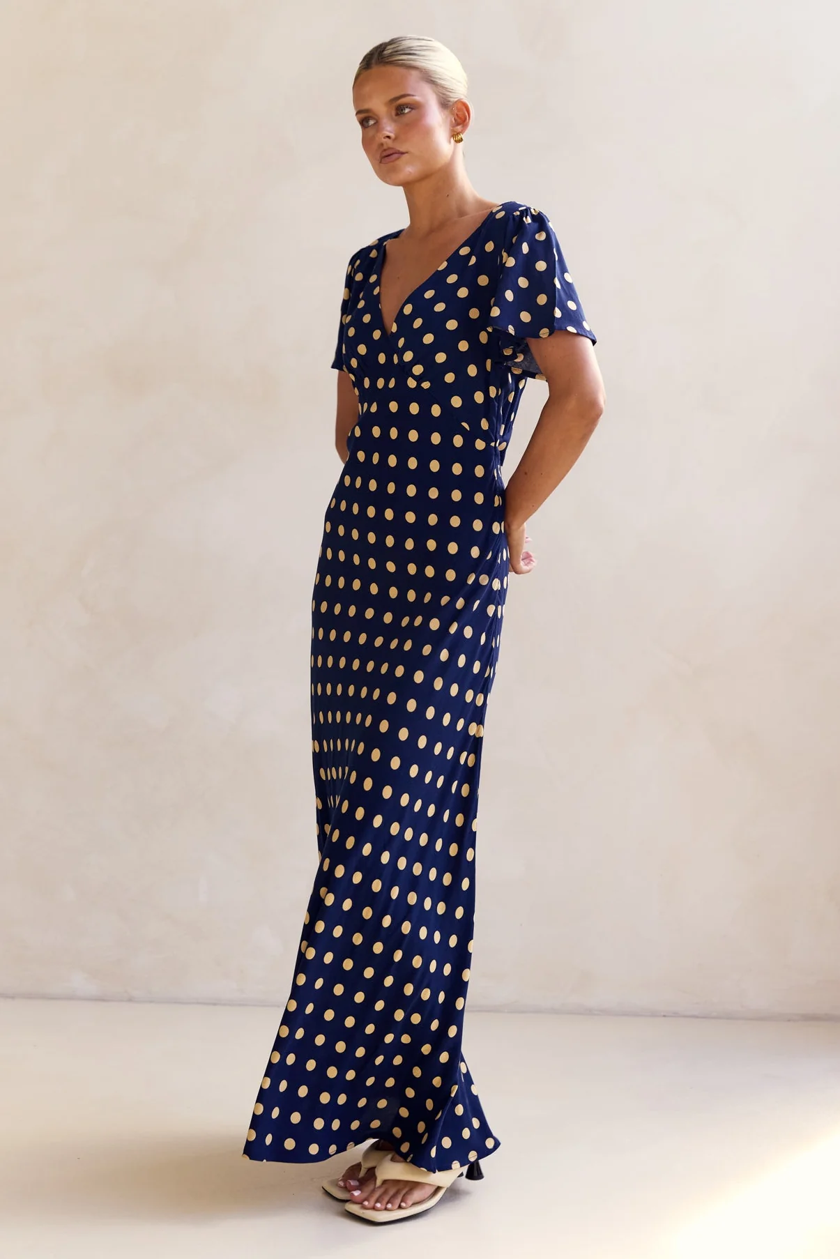Carla Maxi Dress (Navy) - Image 5