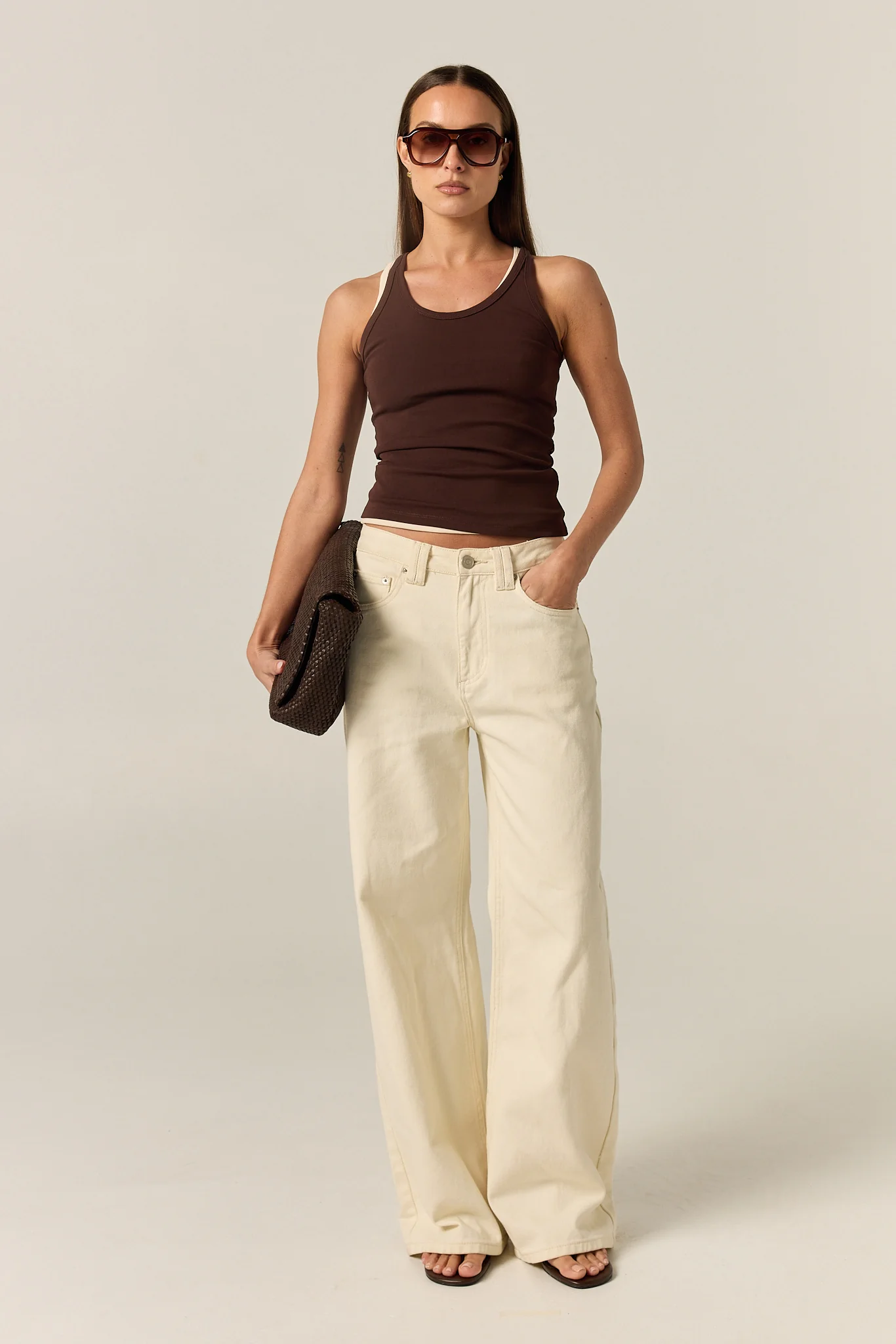 Cinder Racer Tank (Chocolate) - Image 3