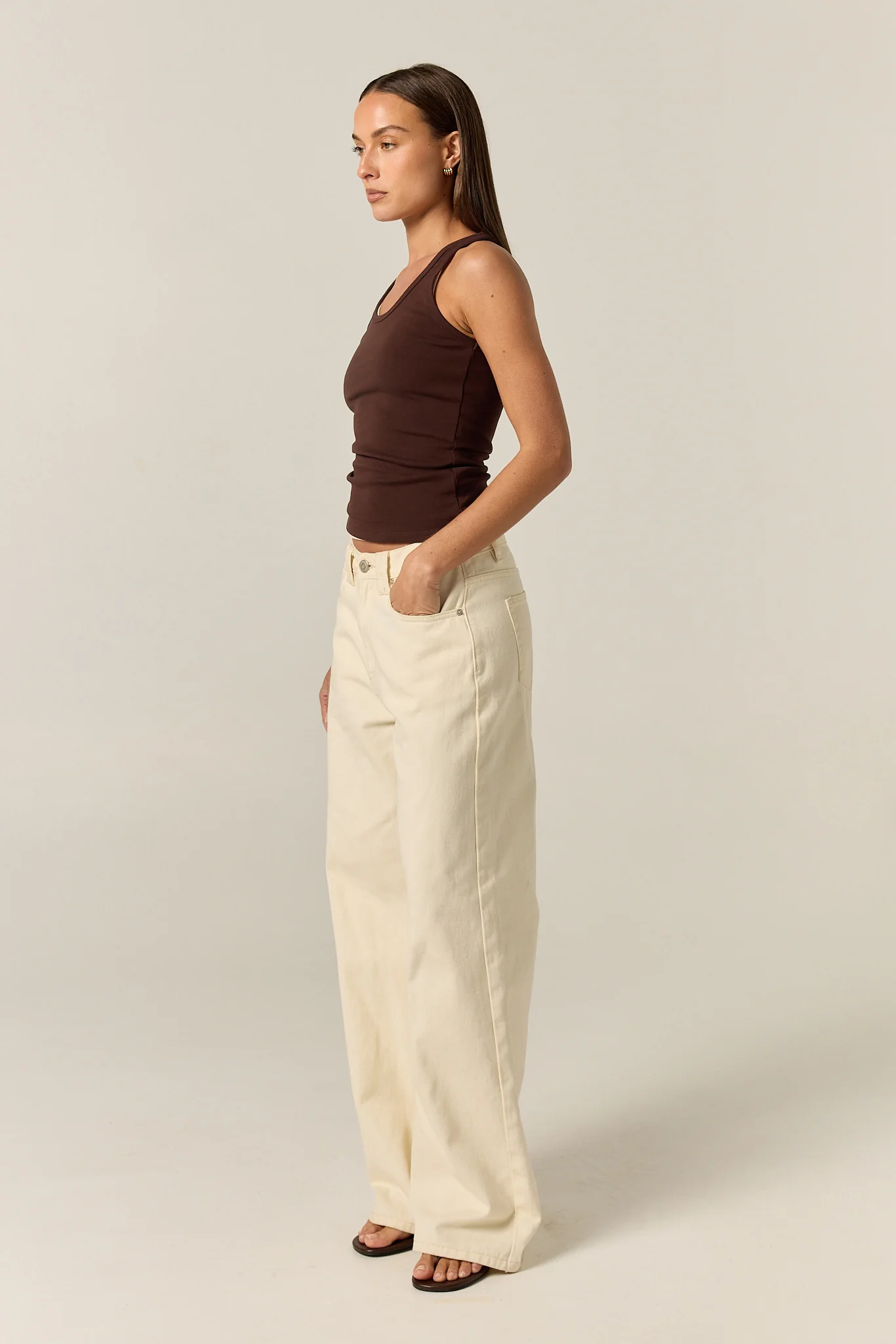 Cinder Racer Tank (Chocolate) - Image 4