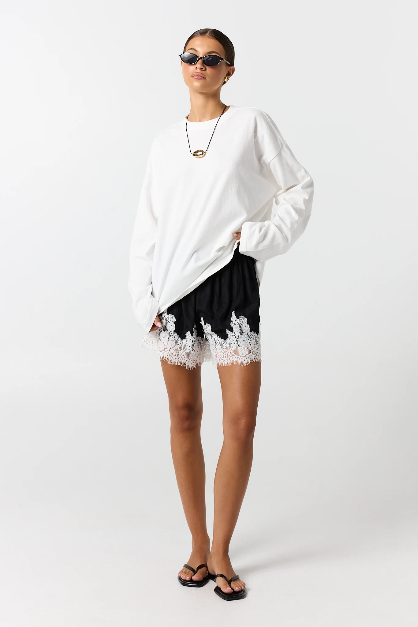 Cody Lace Short (Black) - Image 3