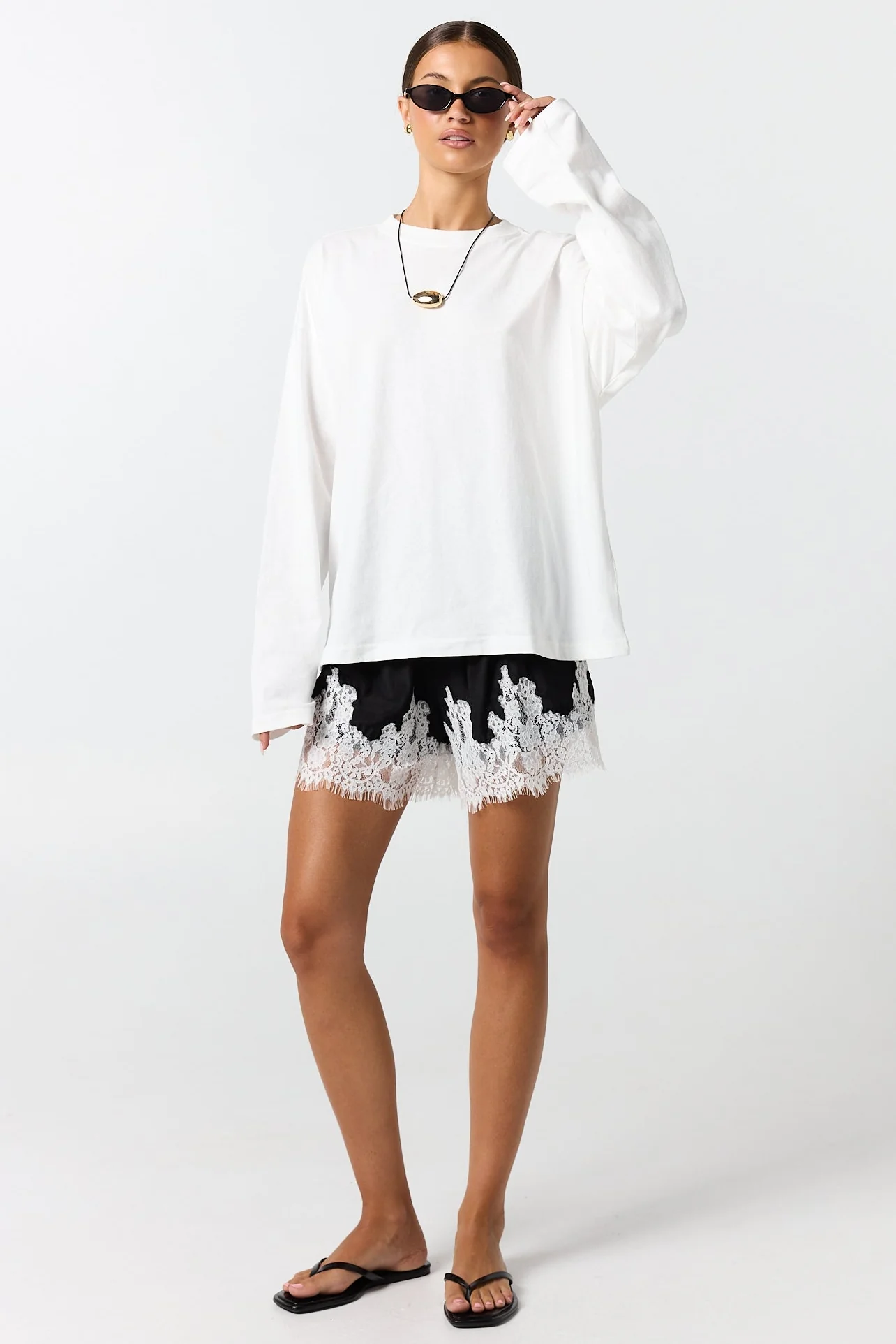 Cody Lace Short (Black) - Image 5