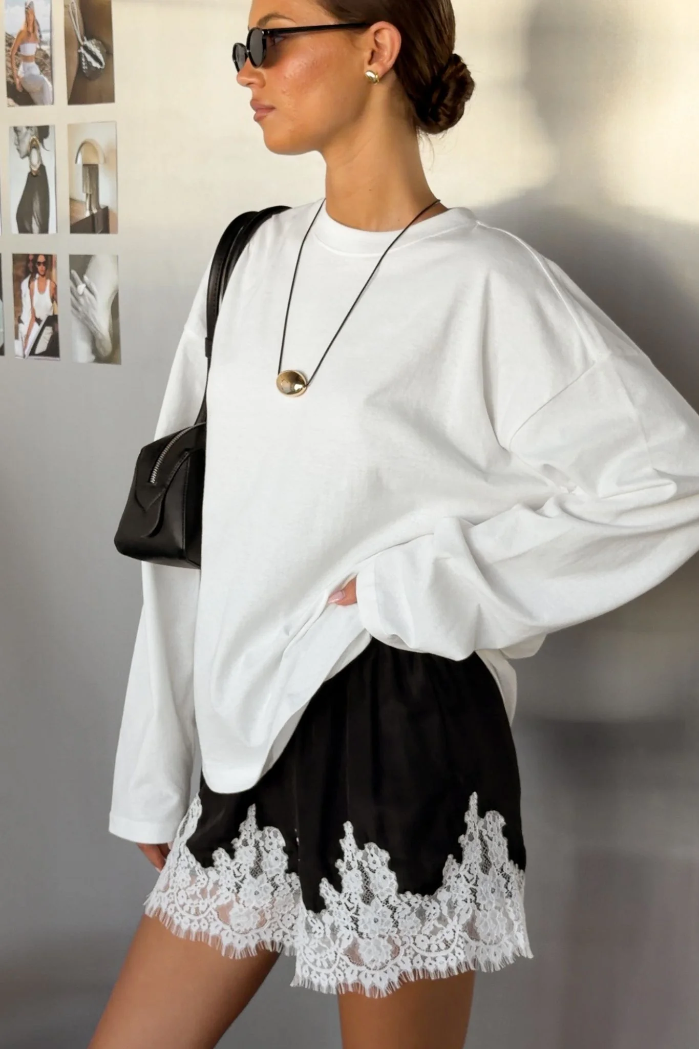 Cody Lace Short (Black) - Image 8