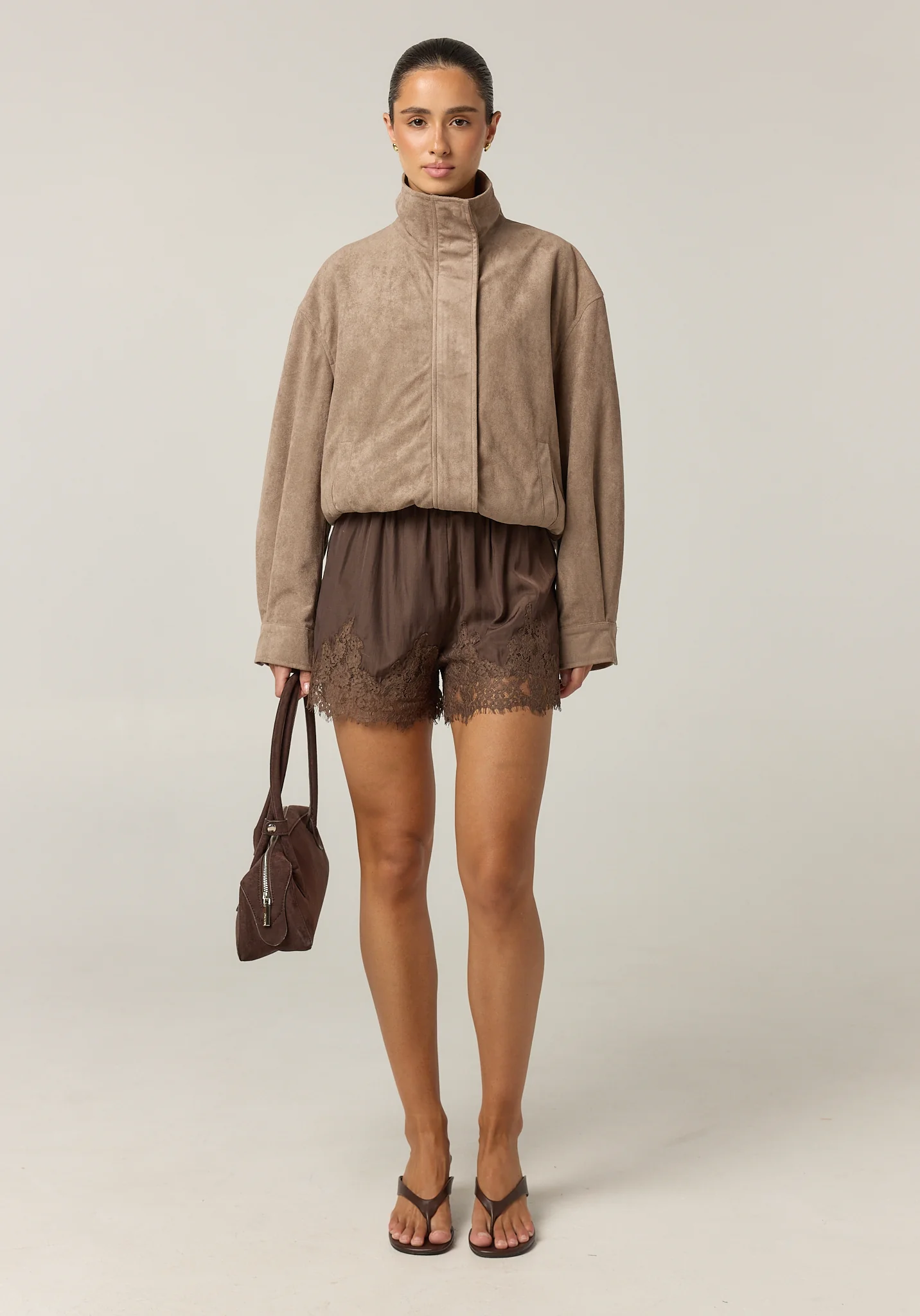 Cody Lace Short (Chocolate) - Image 3