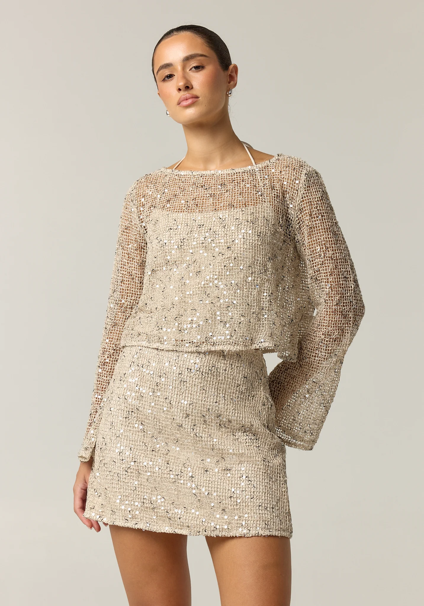 Edela Sequin Set (Beige) - Image 2