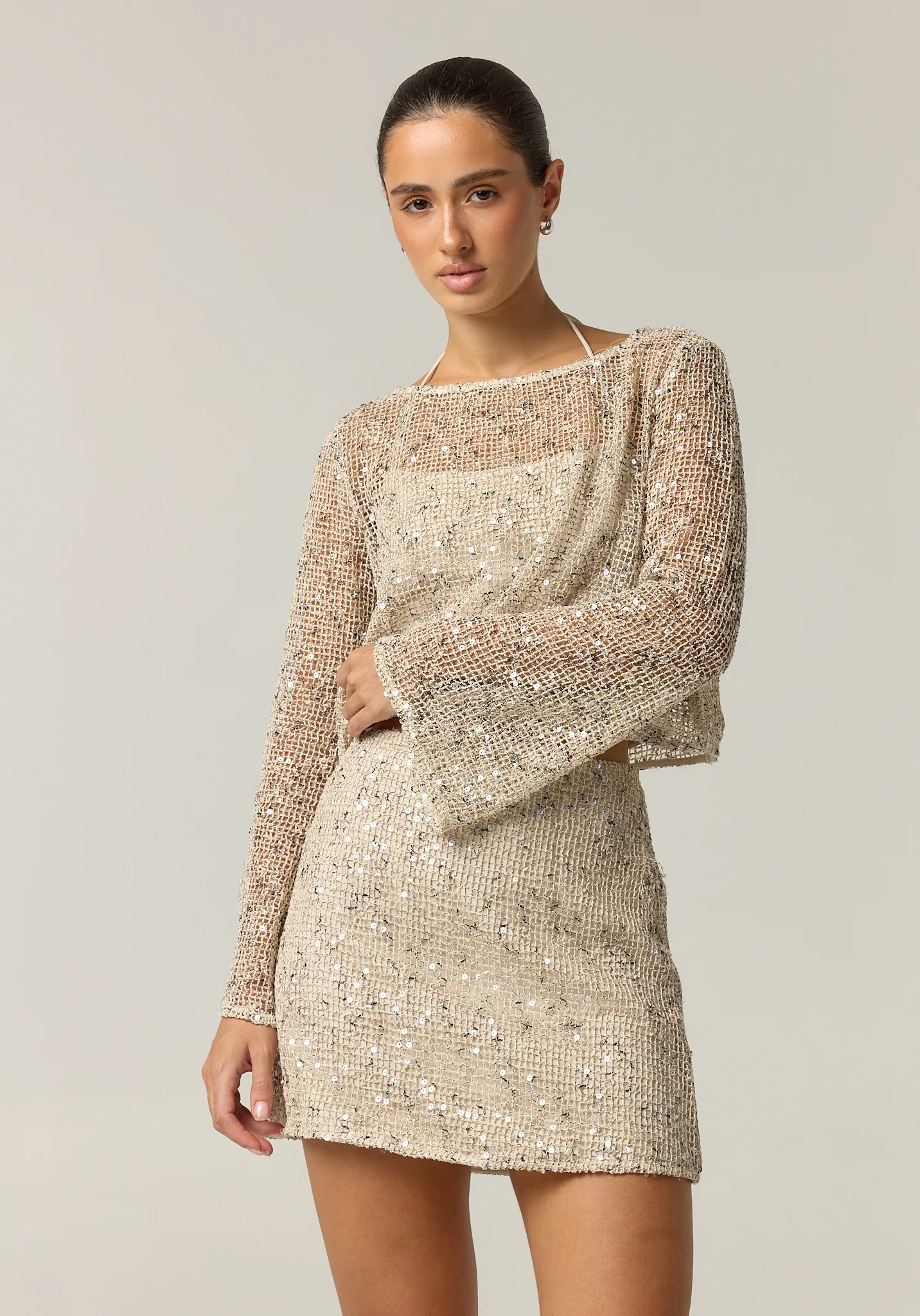 Edela Sequin Set (Beige) - Image 4