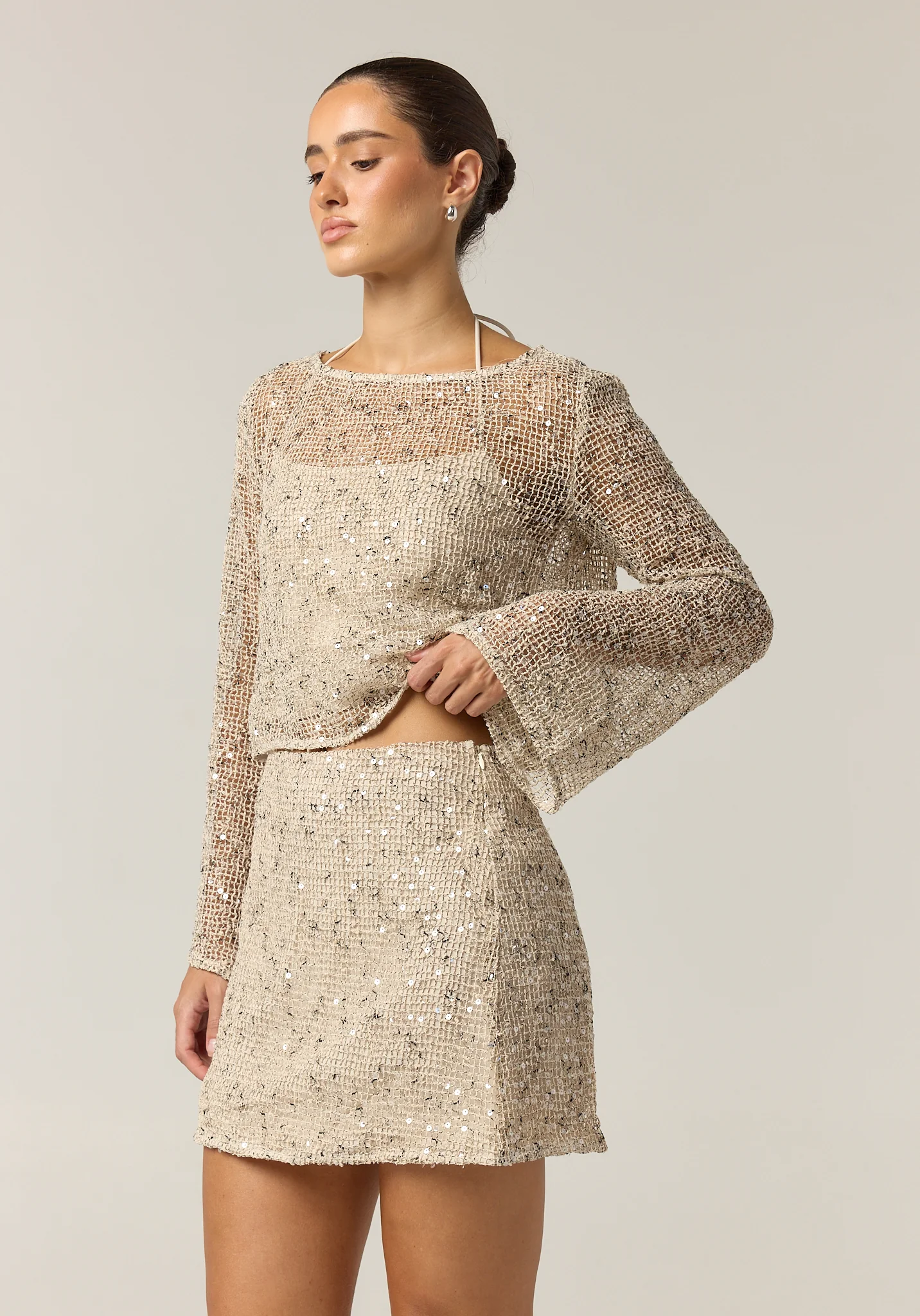 Edela Sequin Set (Beige) - Image 5
