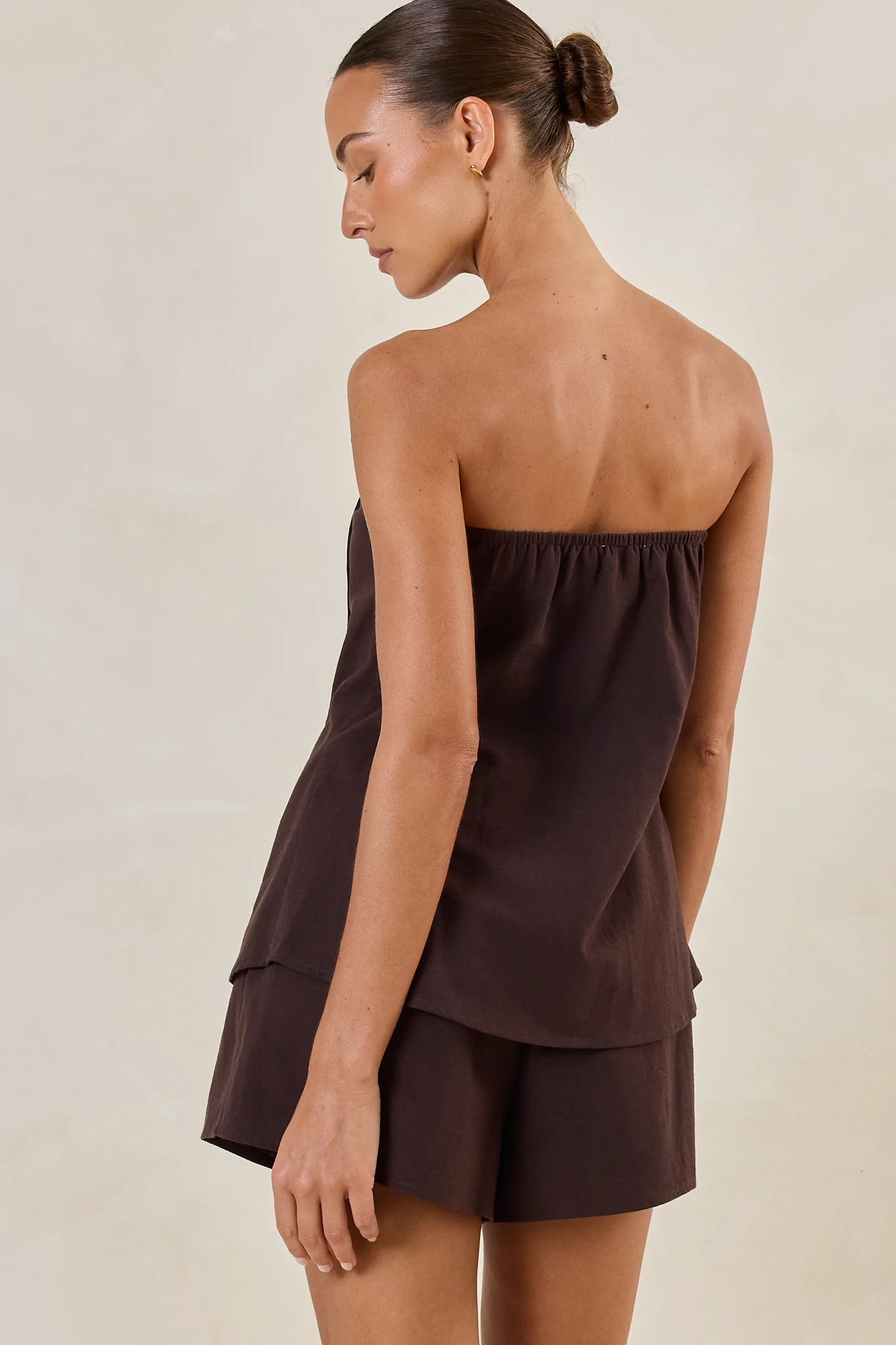 Elara Strapless Top (Espresso) - Image 9
