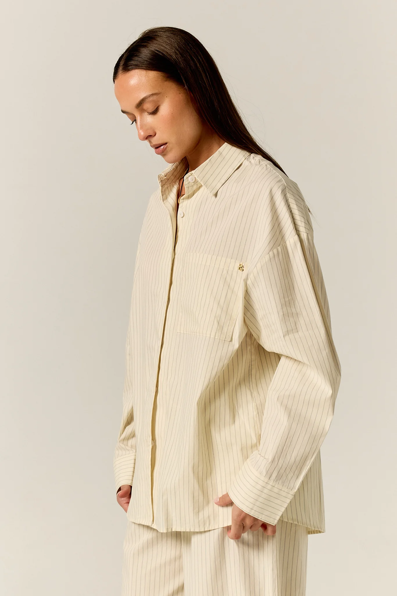 Ellis Shirt (Butter Pinstripe) - Image 4