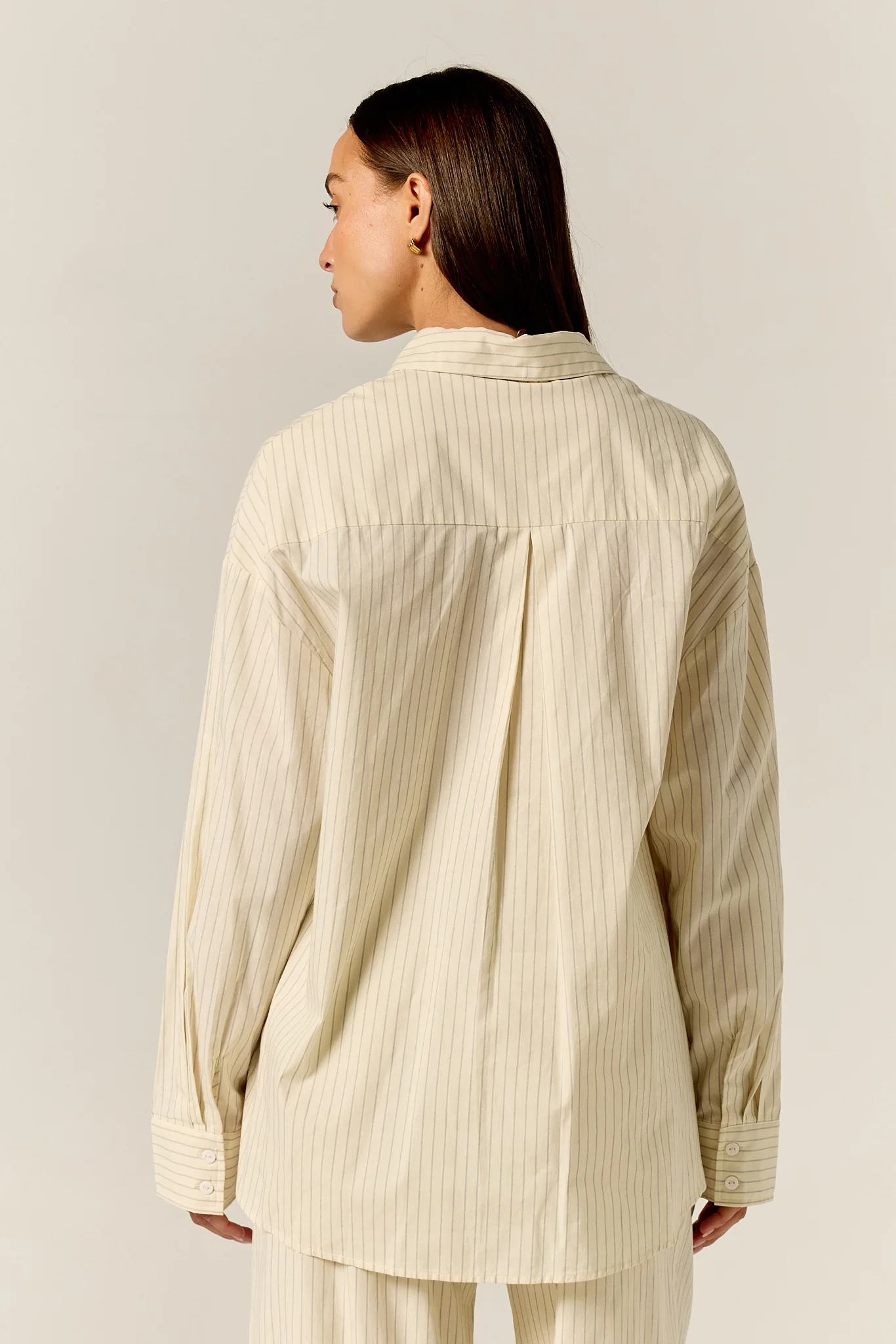 Ellis Shirt (Butter Pinstripe) - Image 6