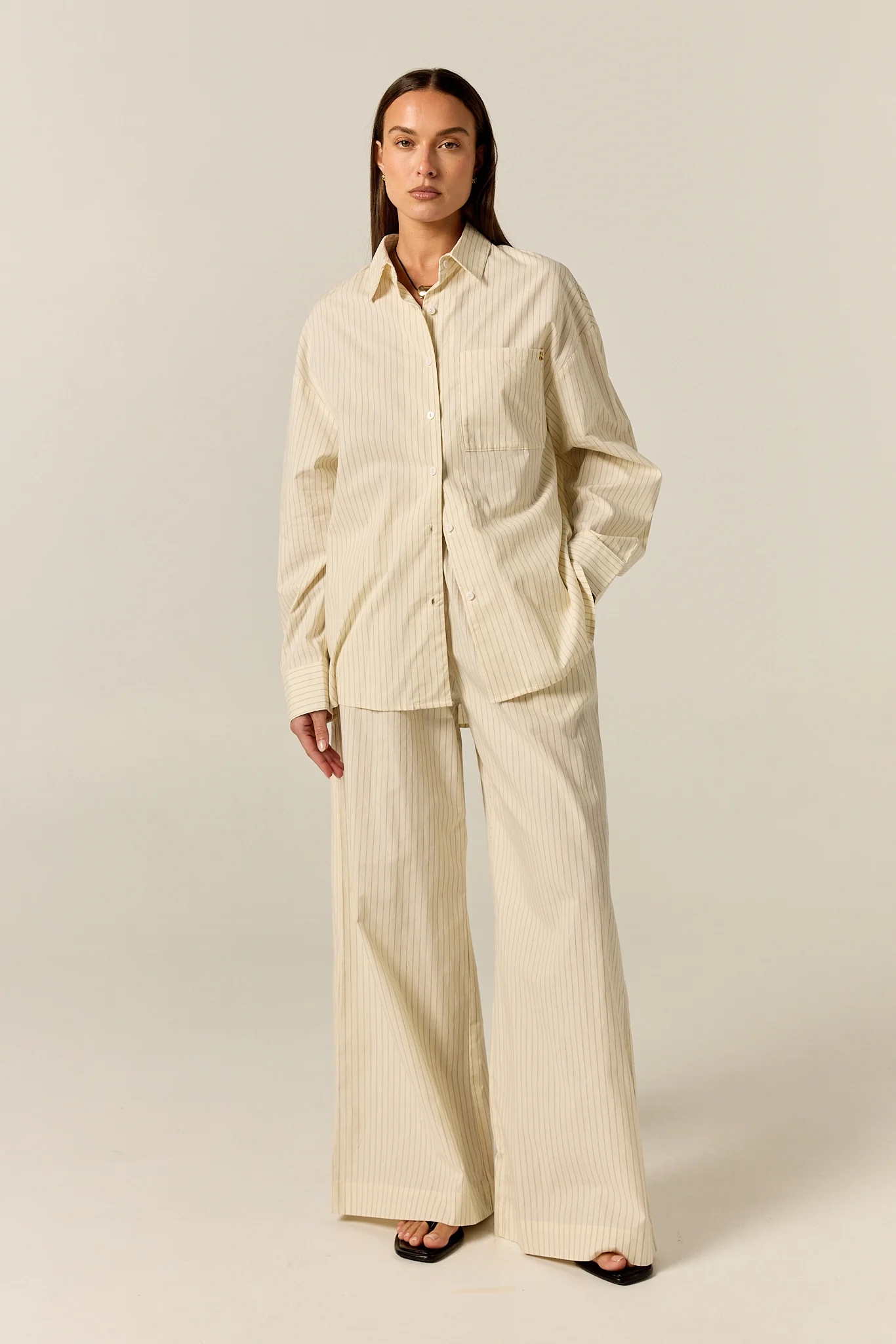 Ellis Shirt (Butter Pinstripe) - Image 7