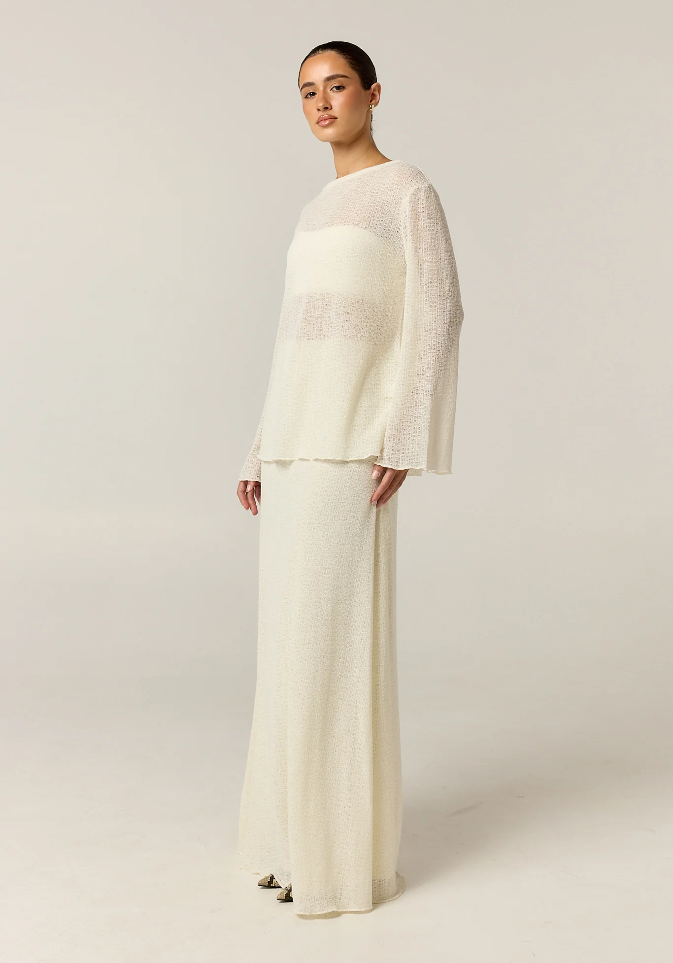 Goldie Knit Set (Cream) - Image 7