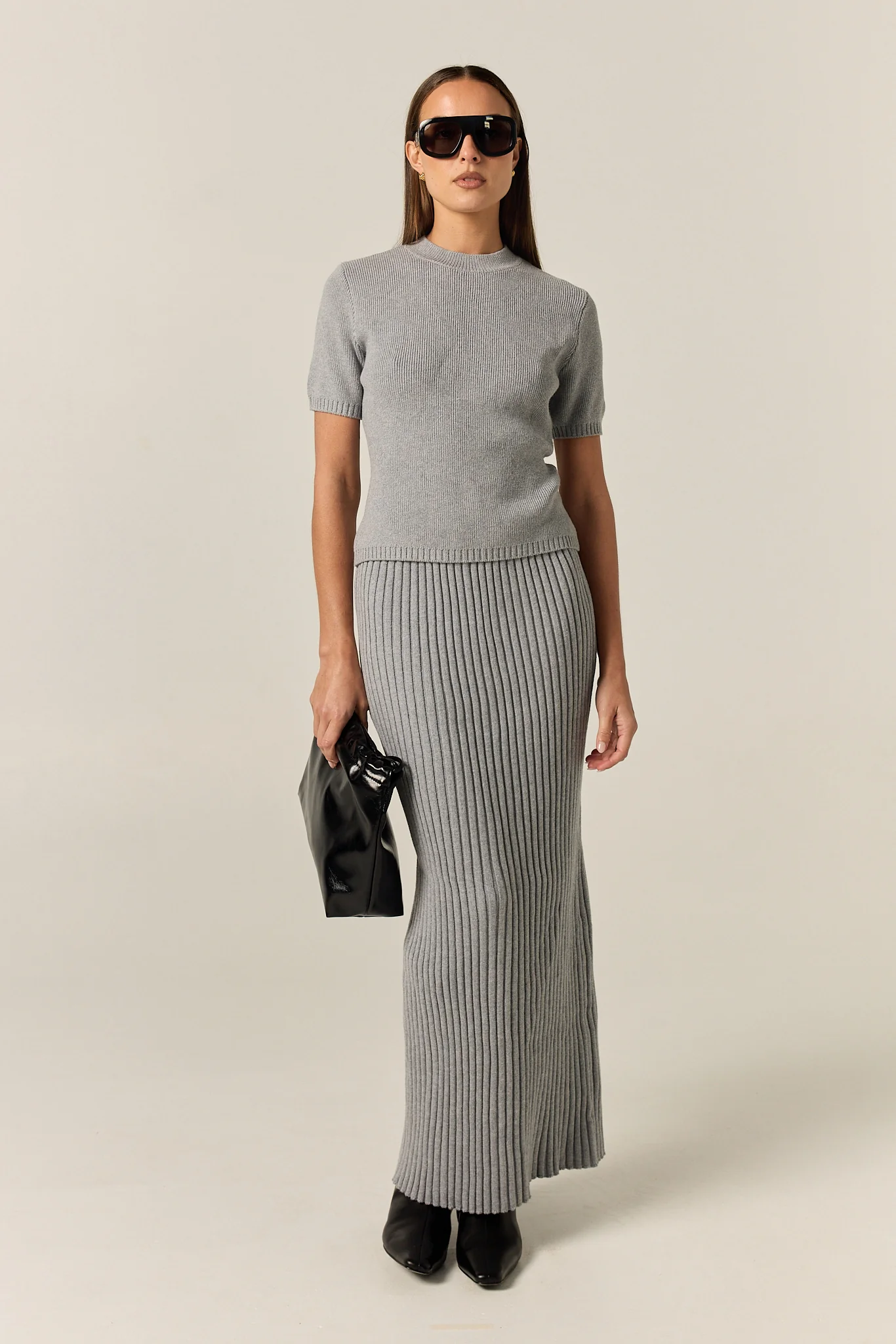 Jordy Knit Tee (Grey) - Image 3