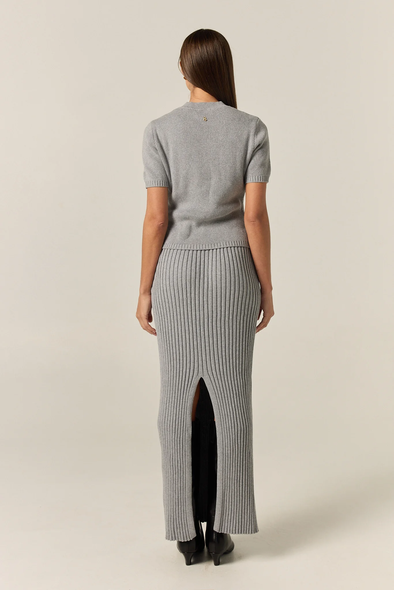 Jordy Knit Tee (Grey) - Image 5