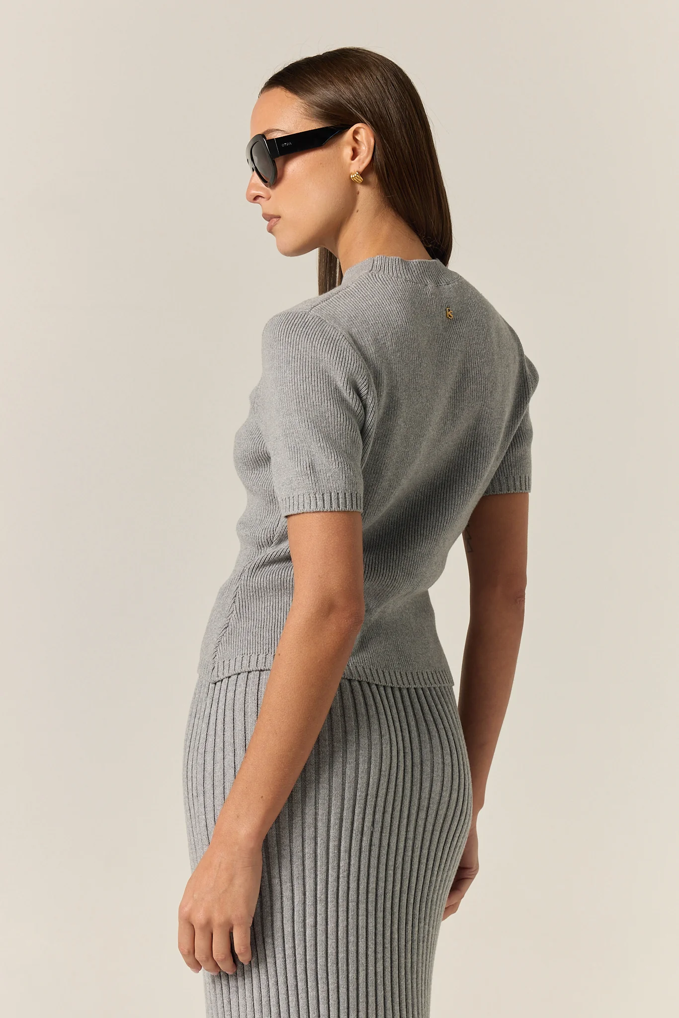 Jordy Knit Tee (Grey) - Image 6