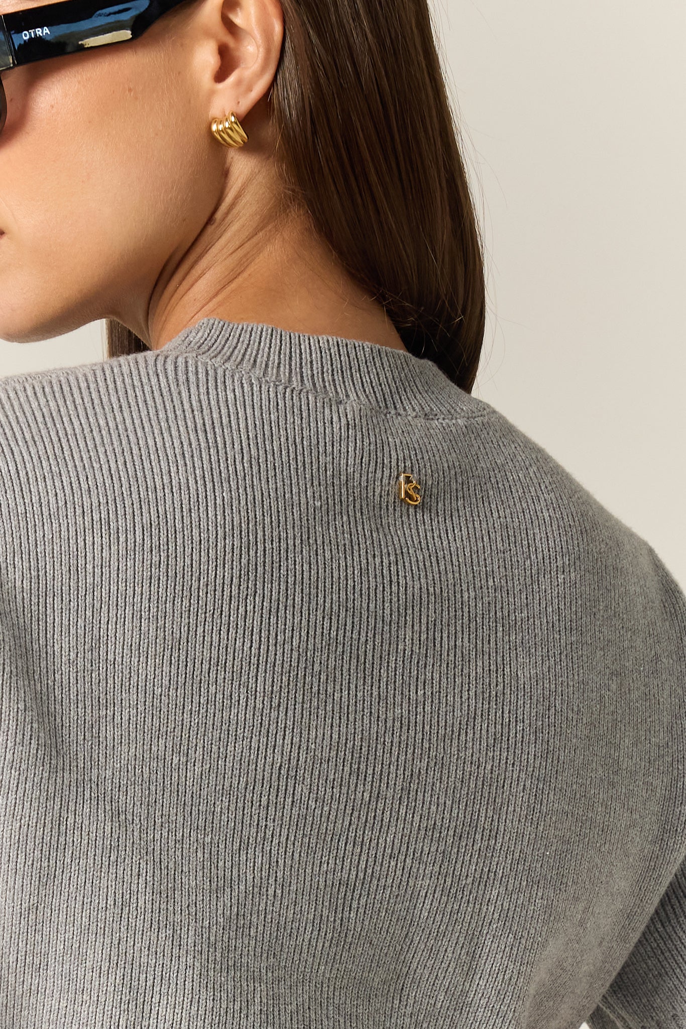 Jordy Knit Tee (Grey) - Image 7