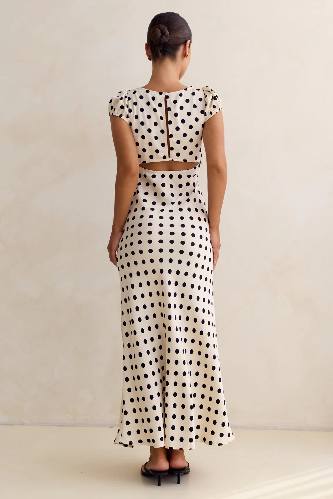 Jude Midi Dress (Cream) - Image 6