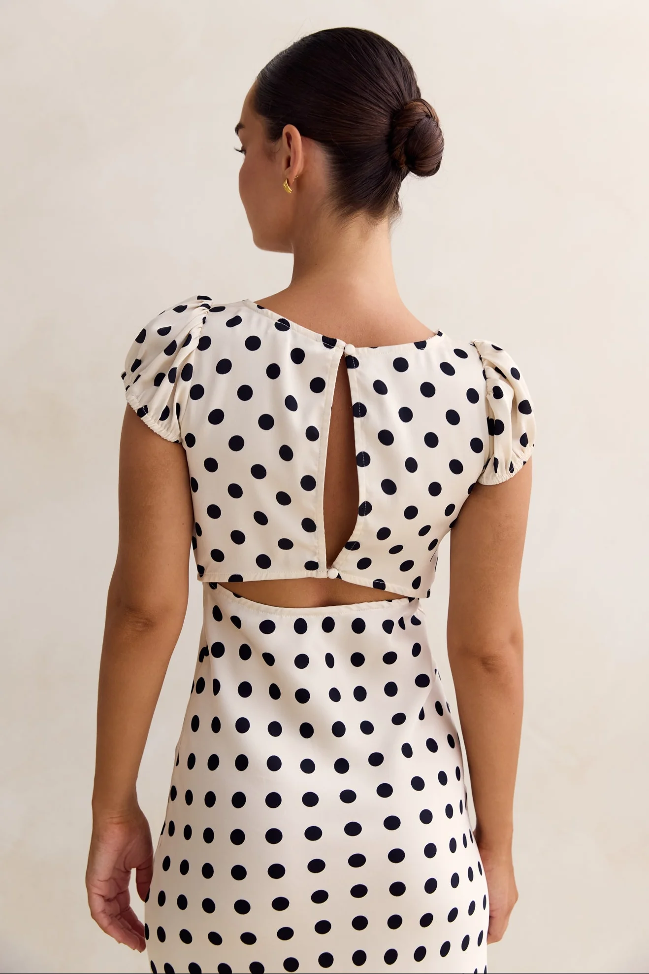 Jude Midi Dress (Cream) - Image 7