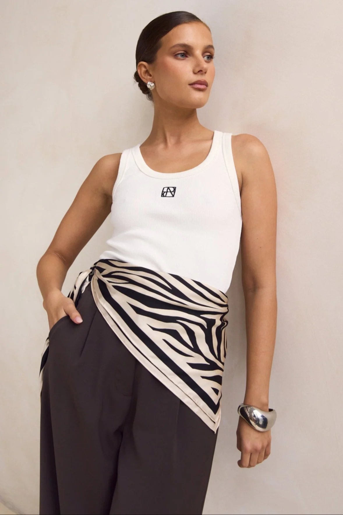 Lexi Signature Tank (White) - Image 3