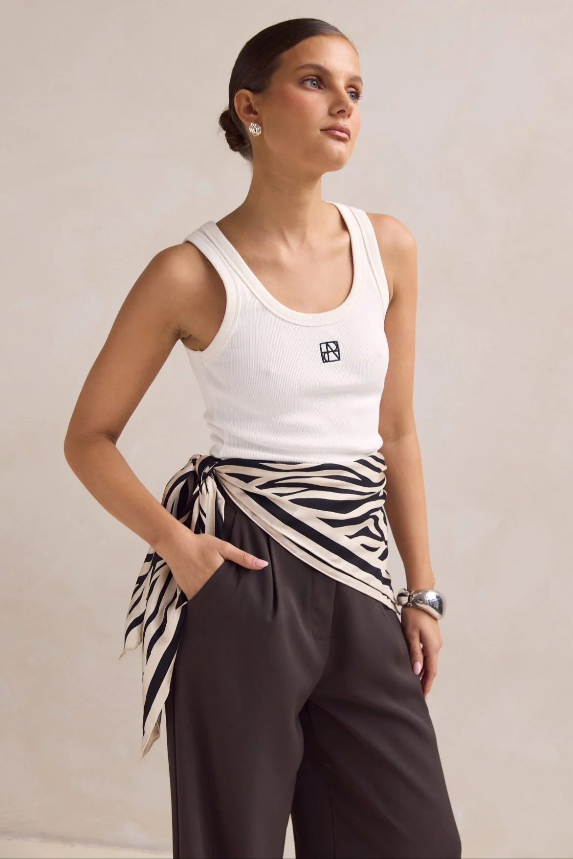 Lexi Signature Tank (White) - Image 5