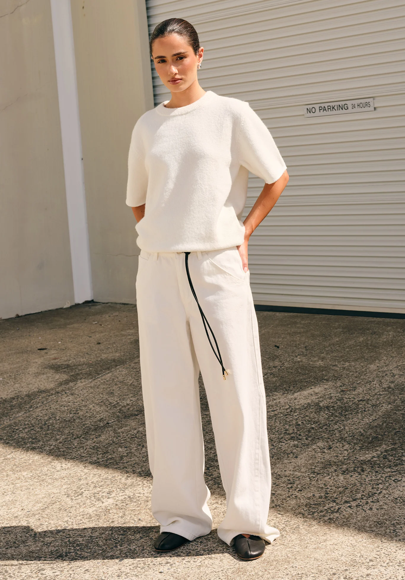 Maeve Knit Top (White) - Image 2