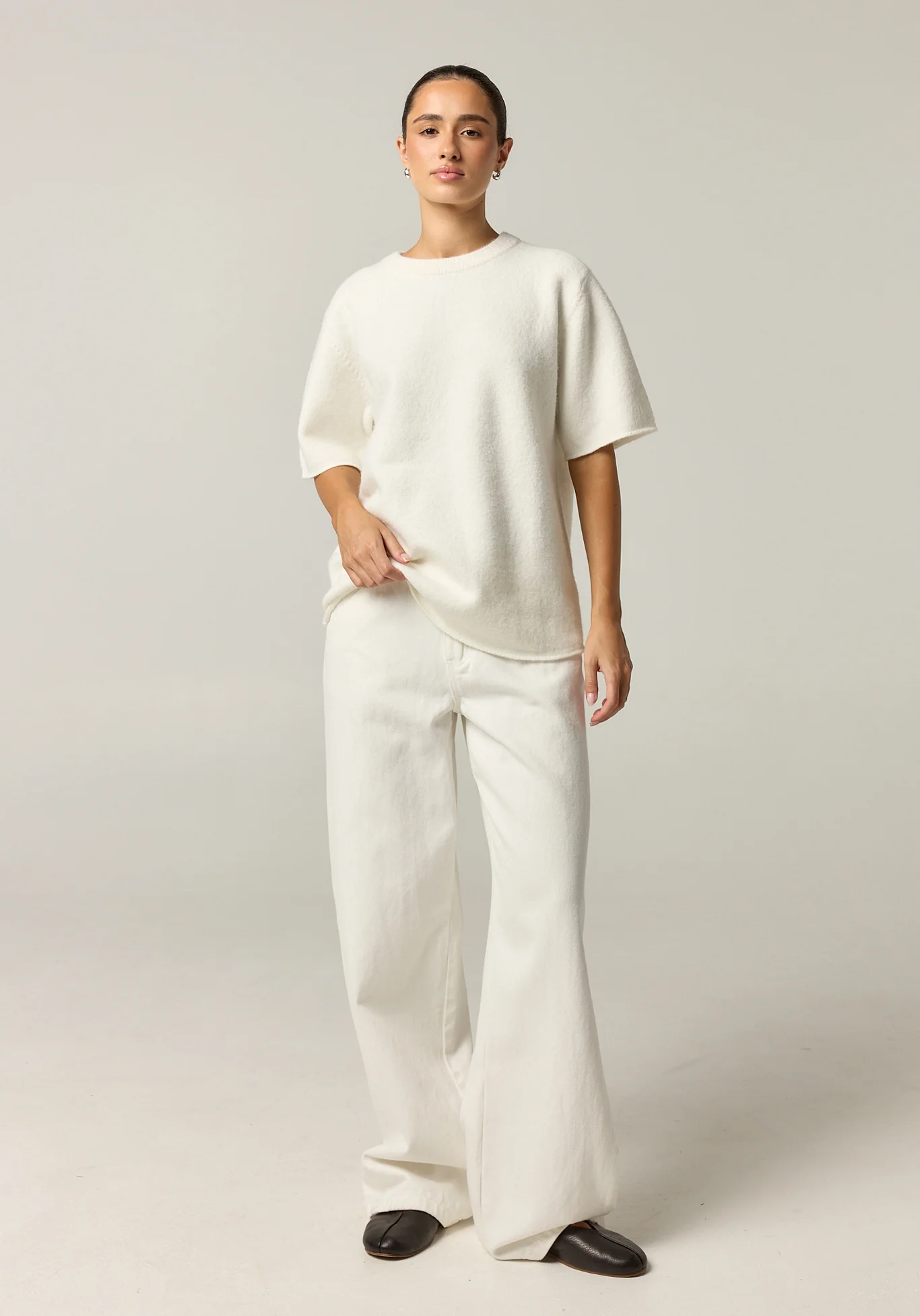 Maeve Knit Top (White) - Image 4