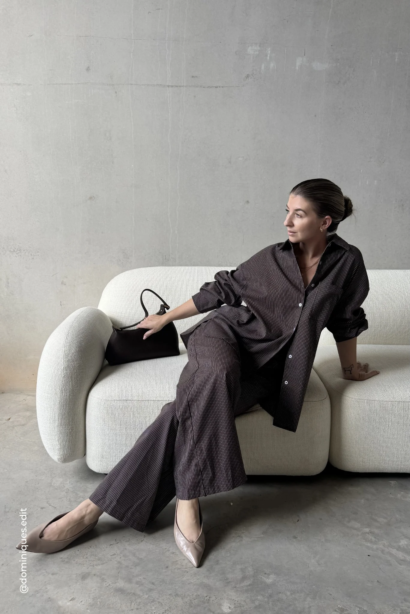 Miller Pant (Choc Pinstripe) - Image 11