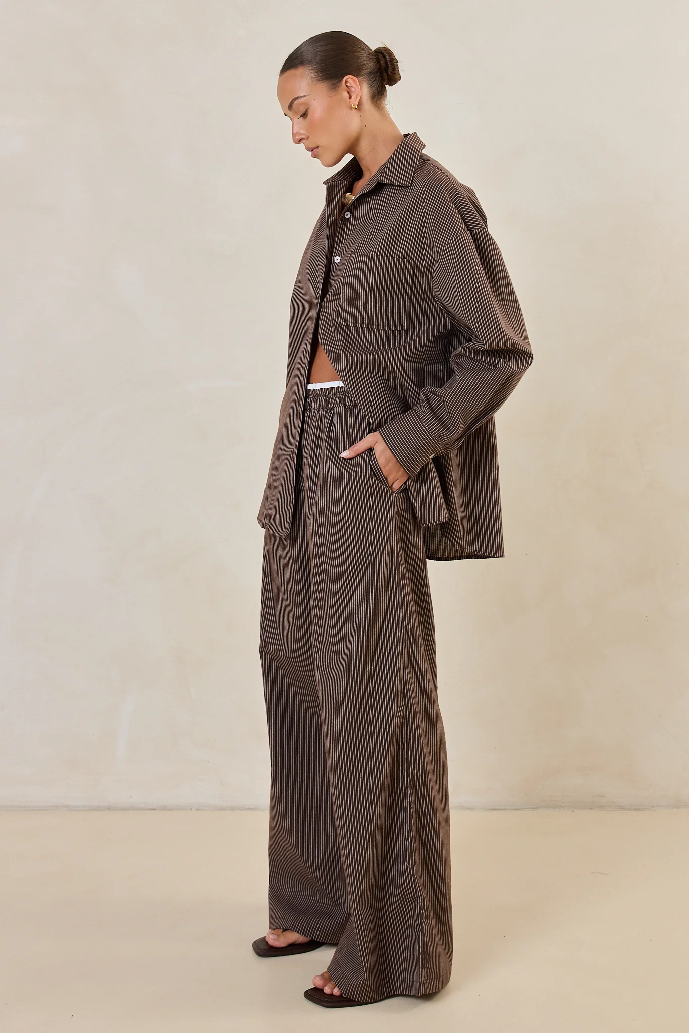 Miller Pant (Choc Pinstripe) - Image 7