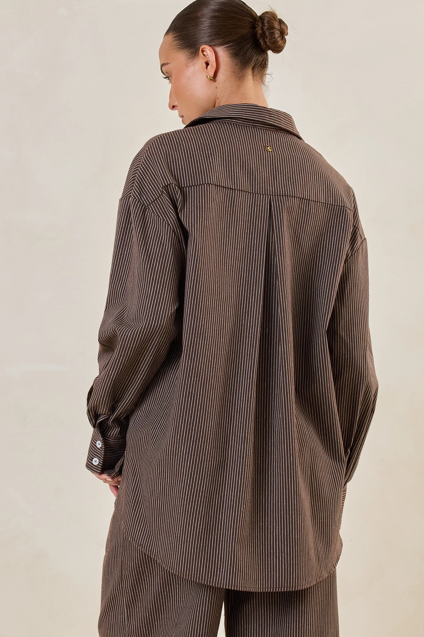 Miller Shirt (Choc Pinstripe) - Image 7