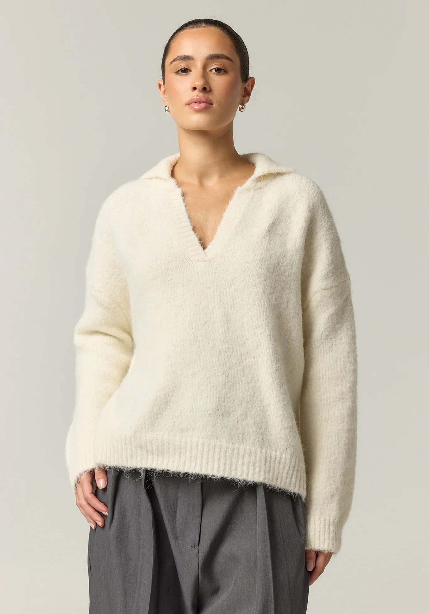 Morgan Knit Jumper (Cream) - Image 4