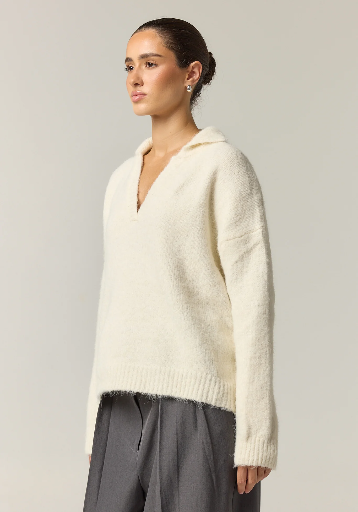 Morgan Knit Jumper (Cream) - Image 5
