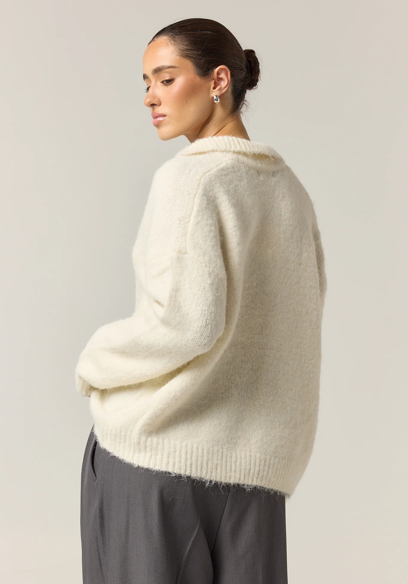 Morgan Knit Jumper (Cream) - Image 6