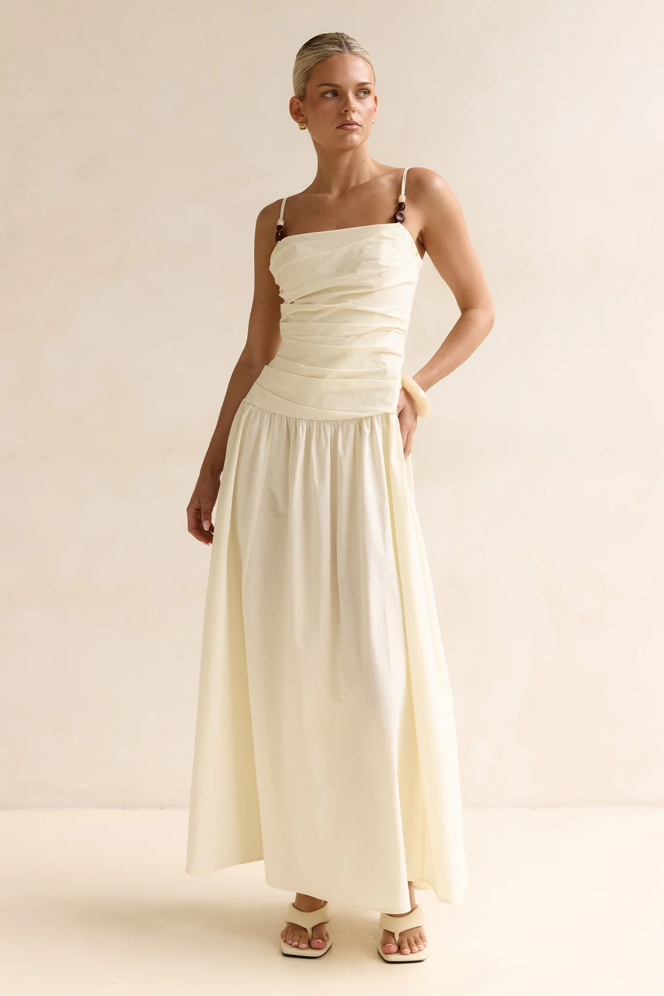 Pearl Maxi Dress (Butter) - Image 5