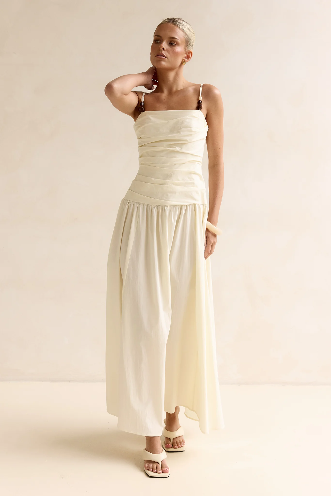 Pearl Maxi Dress (Butter) - Image 6