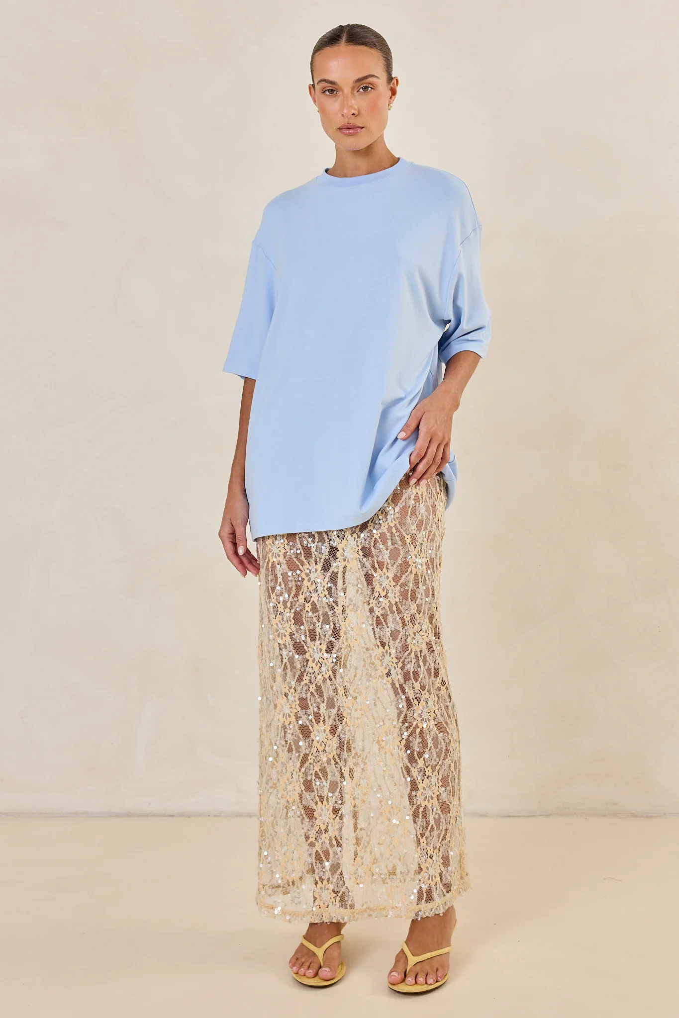 Quinn Jersey Tee (Ice Blue) - Image 3