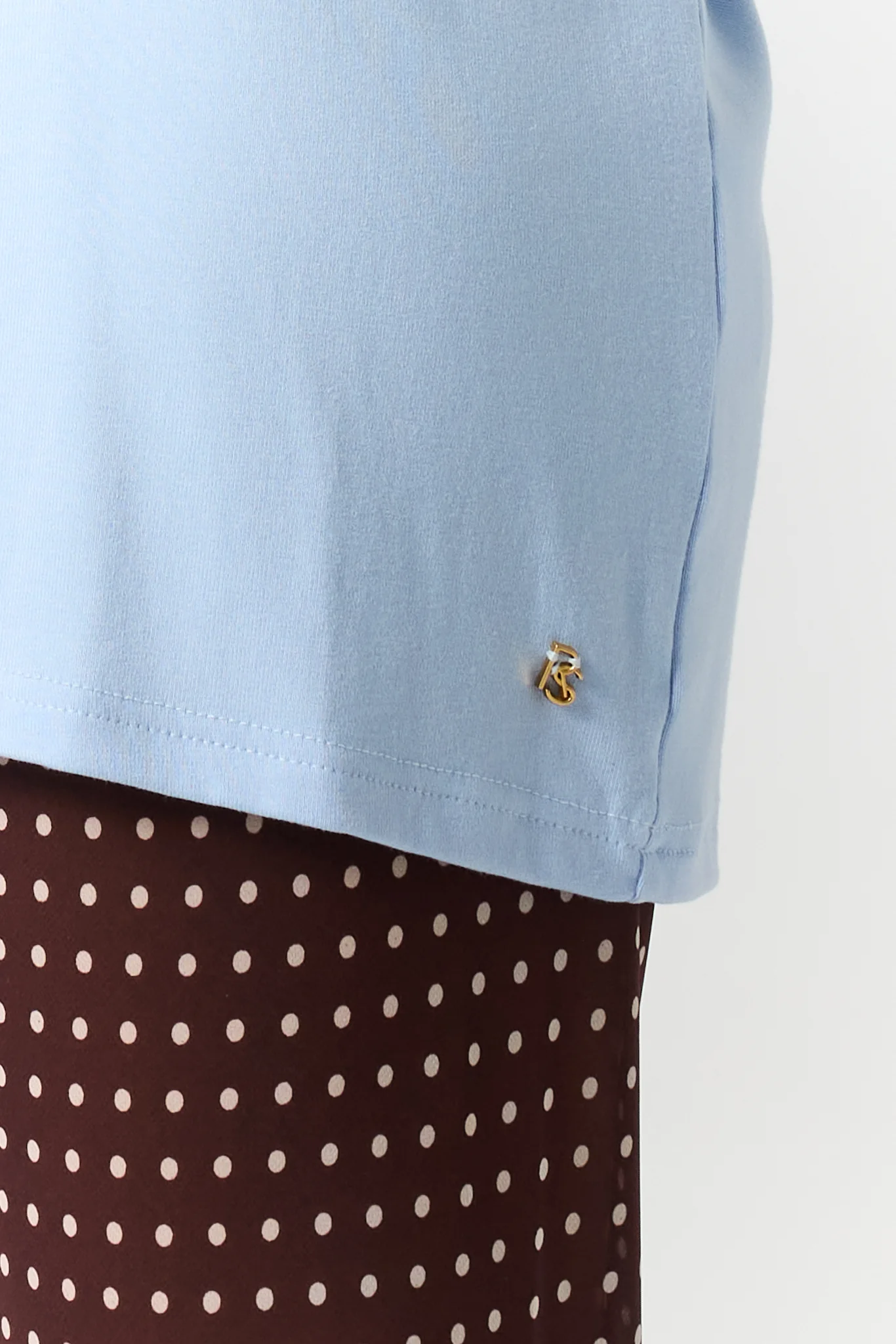 Quinn Jersey Tee (Ice Blue) - Image 8