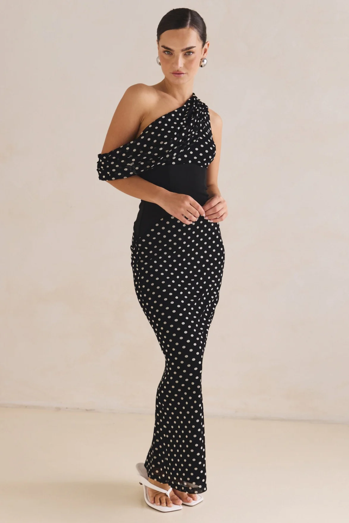 Rochelle Maxi Dress (Black) - Image 3