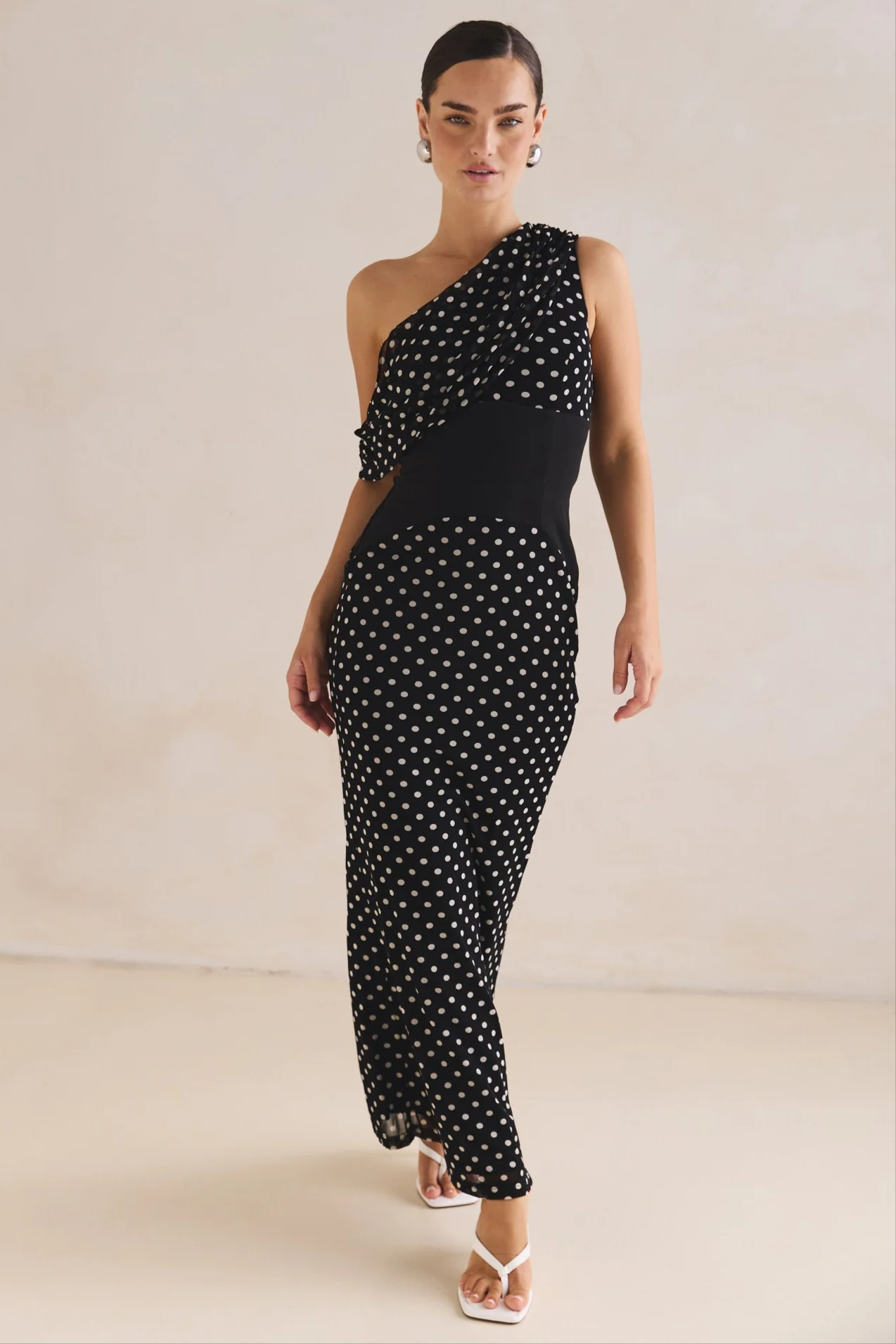 Rochelle Maxi Dress (Black) - Image 4