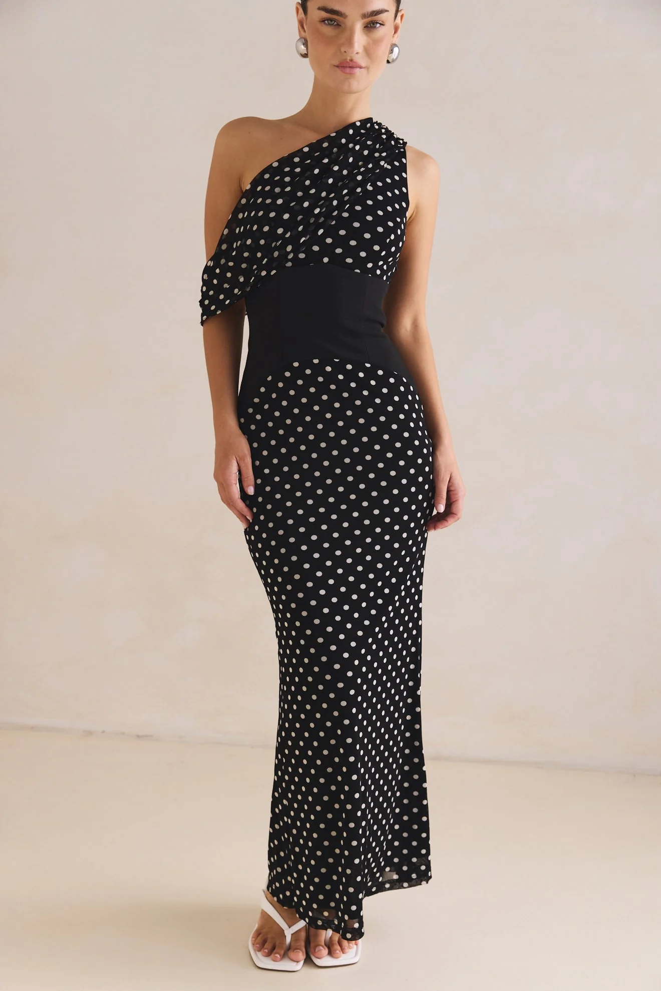 Rochelle Maxi Dress (Black) - Image 5