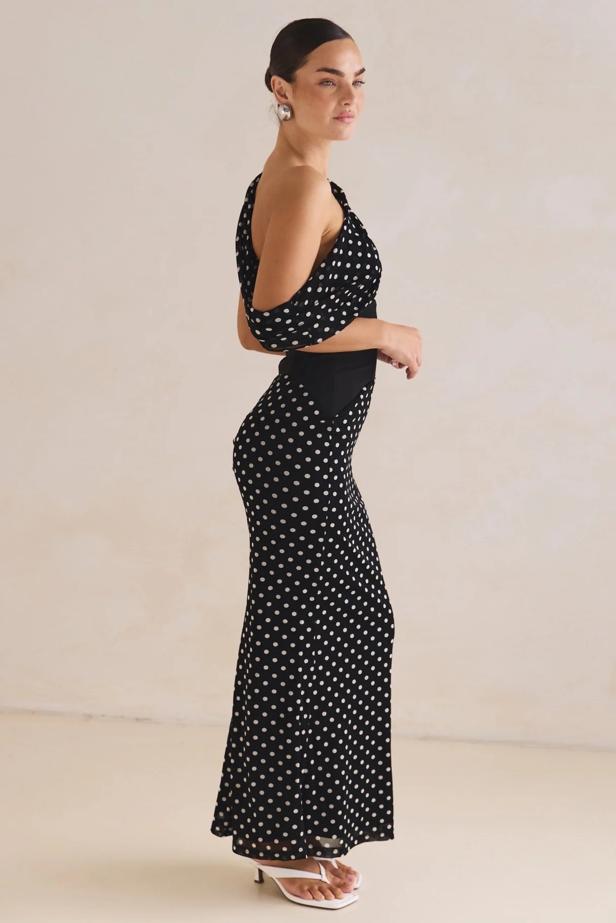 Rochelle Maxi Dress (Black) - Image 8