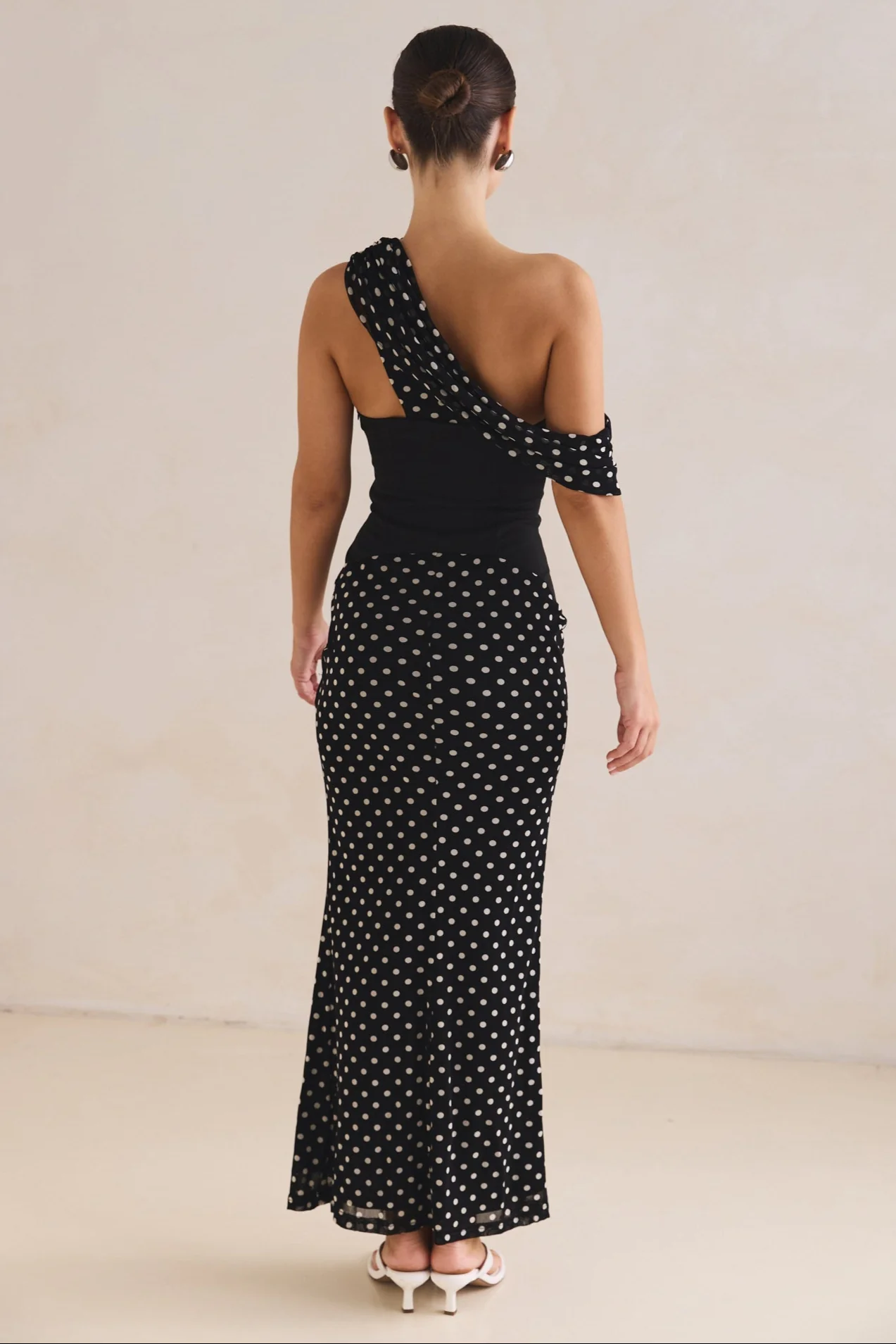 Rochelle Maxi Dress (Black) - Image 9